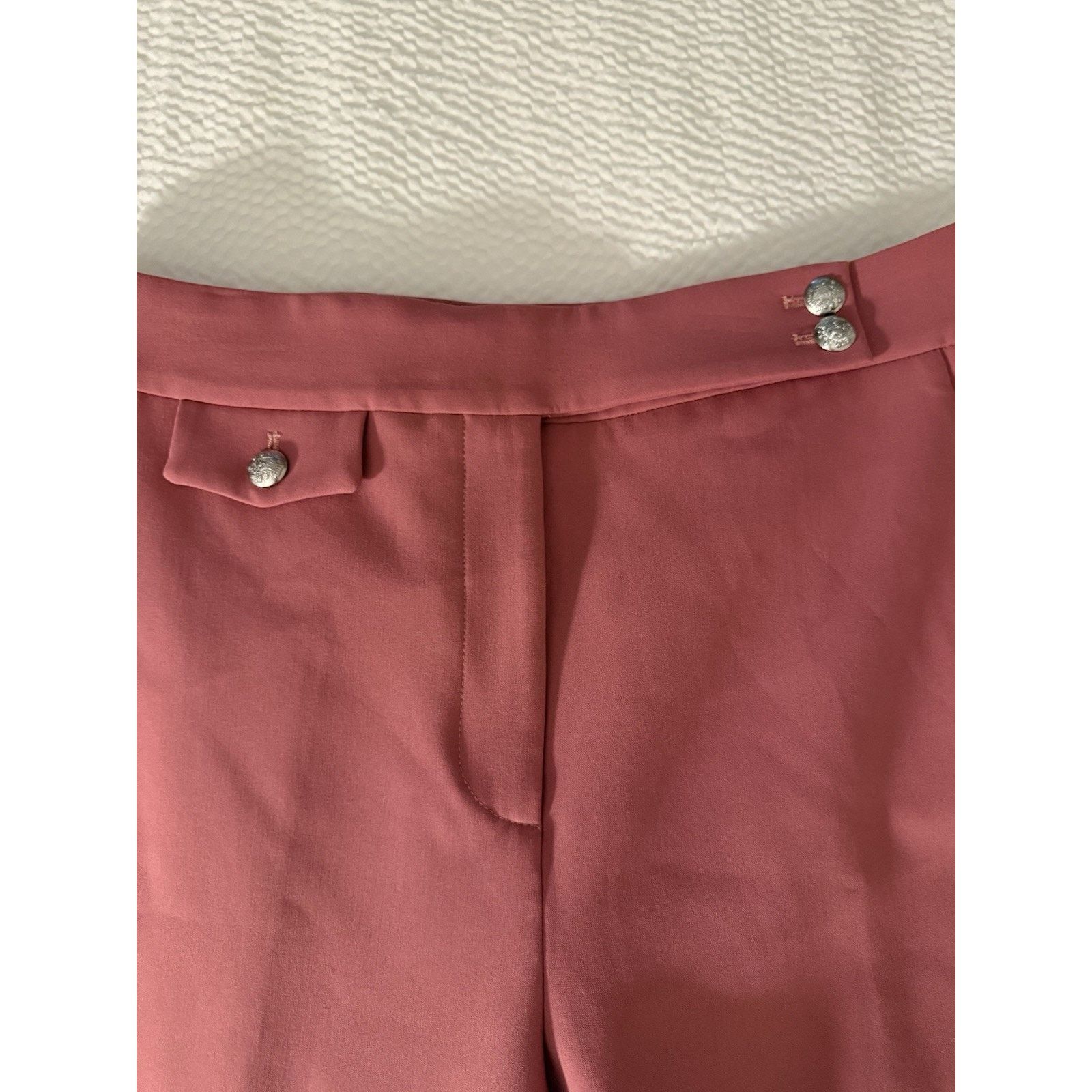 Veronica Beard Veronica Beard Renzo Slim-Leg Pant Navy Cropped Pink 14 Size 36" / US 14 / IT 50 - 3 Thumbnail