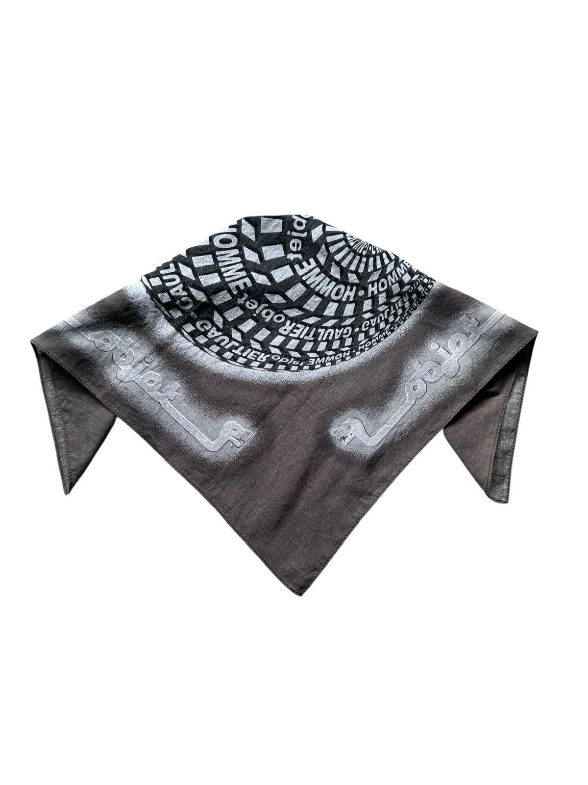 Jean Paul Gaultier 00's Gaultier Homme Object trompe l'oeil handkerchief Size ONE SIZE - 6 Thumbnail
