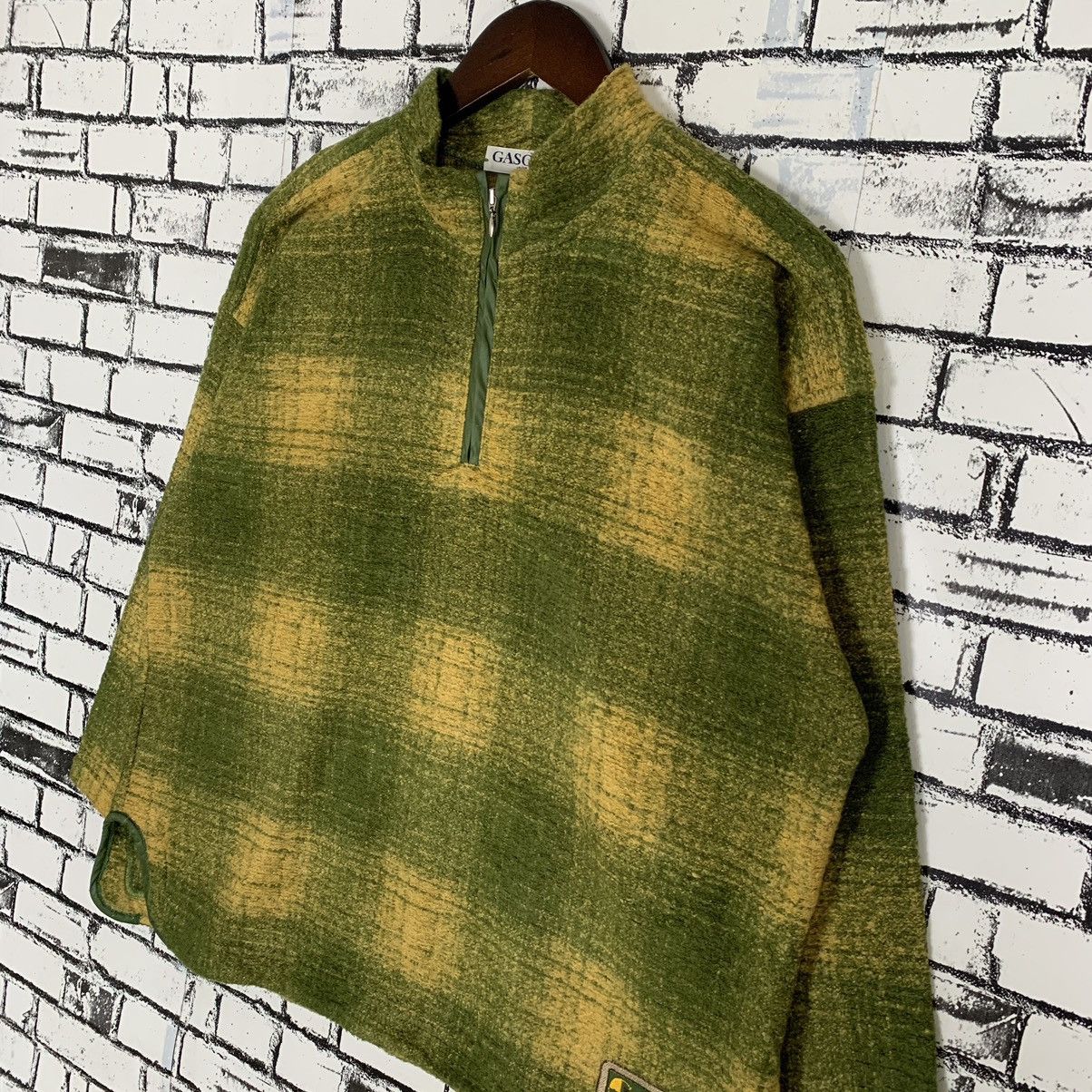 Vintage Vintage Gasolio Checkerboard Half Zip Gasolio Pullover Size US S / EU 44-46 / 1 - 3 Thumbnail
