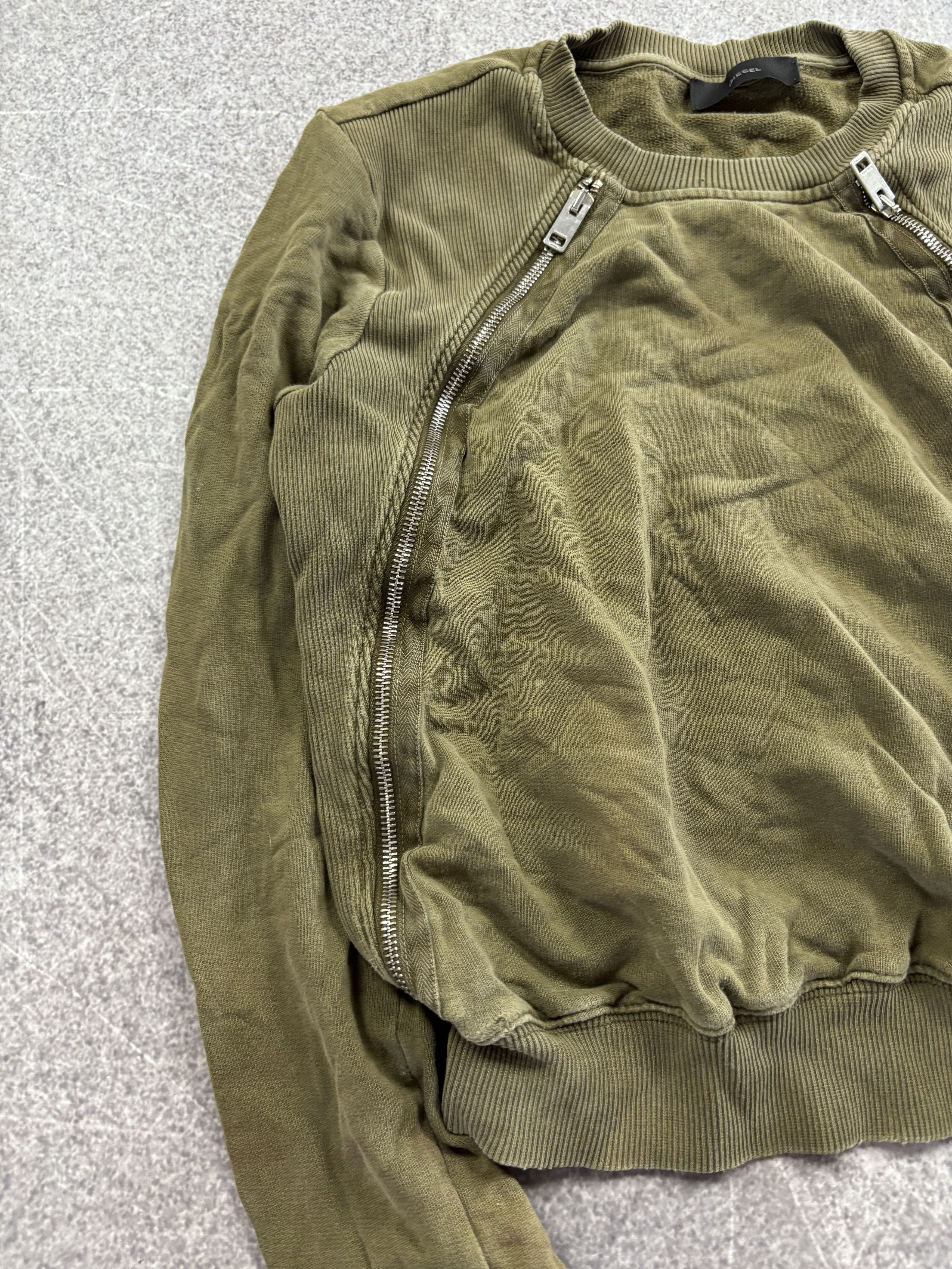 Diesel RICK OWENS TYPE CROPPED FULL ZIP DIESEL HOODIE CRAZY Size US S / EU 44-46 / 1 - 4 Thumbnail