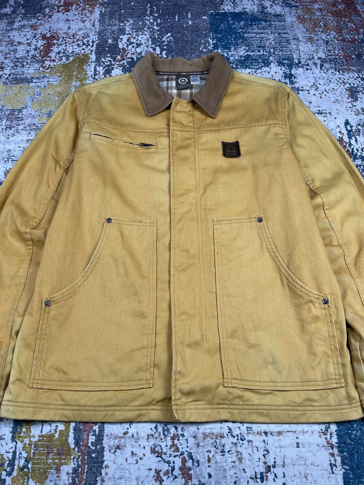 LRG LRG Rough Neck Workwear Chore Jacket Size US L / EU 52-54 / 3 - 6 Thumbnail