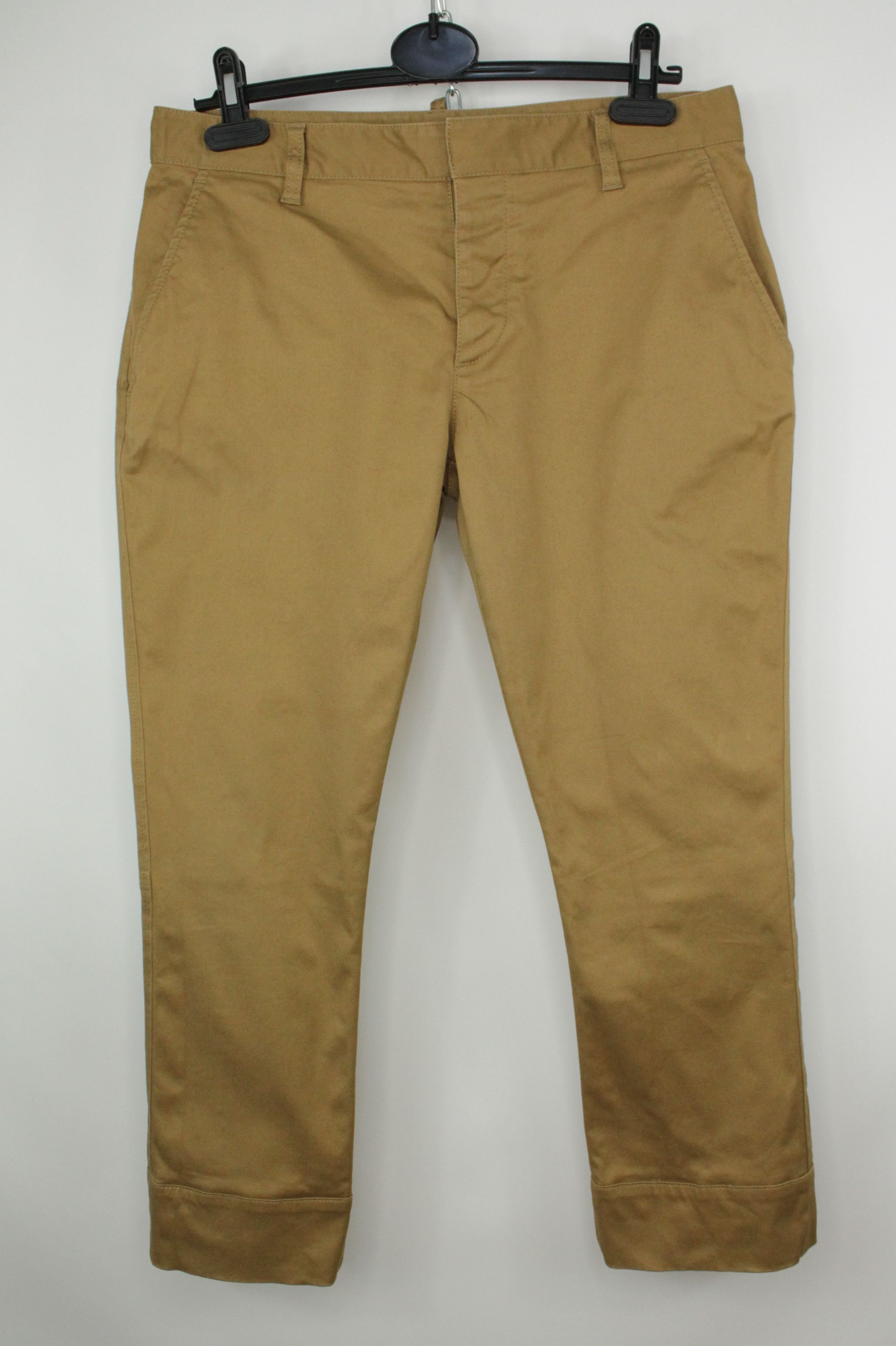 Dsquared2 Dsquared2 Stretch Twill Cotton Cropped Chino Pants Women's Size 27" / US 4 / IT 40 - 1 Thumbnail