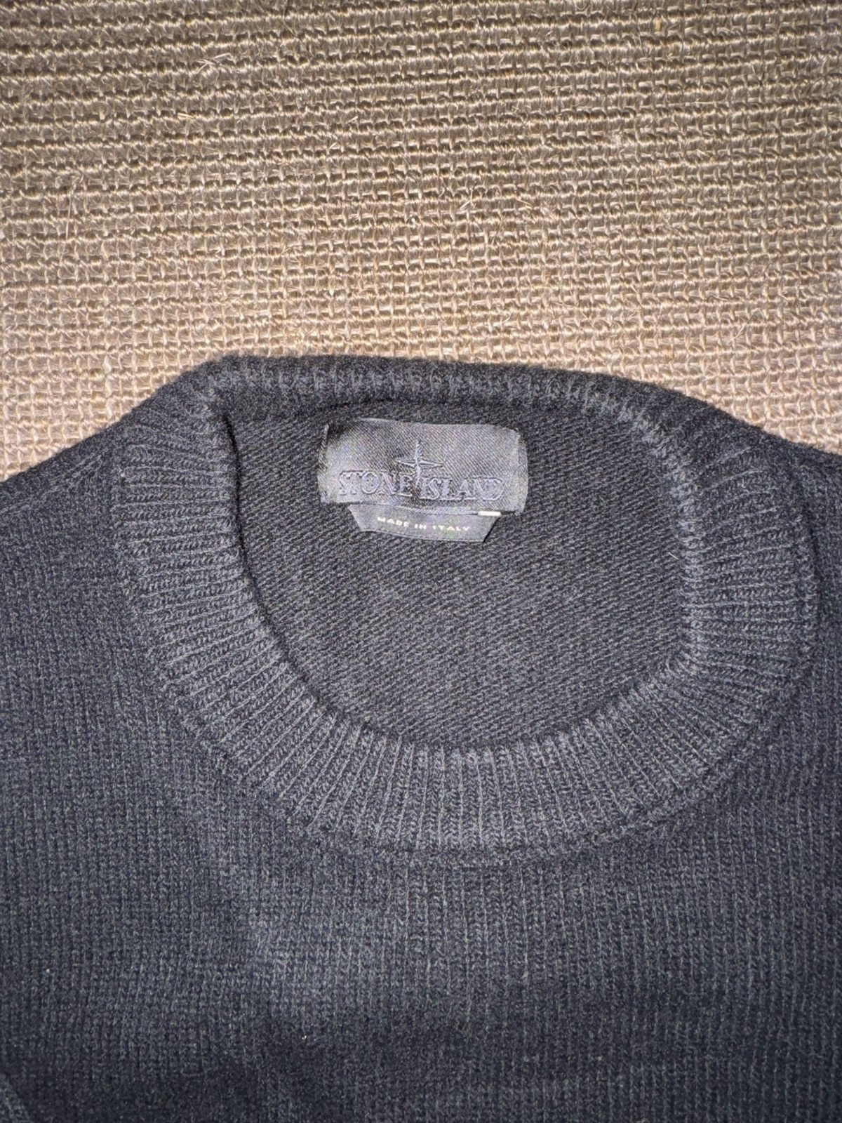 Stone Island Stone Island Ghost Wool Black Sweater Sz XL (fits like L) Size US L / EU 52-54 / 3 - 5 Thumbnail