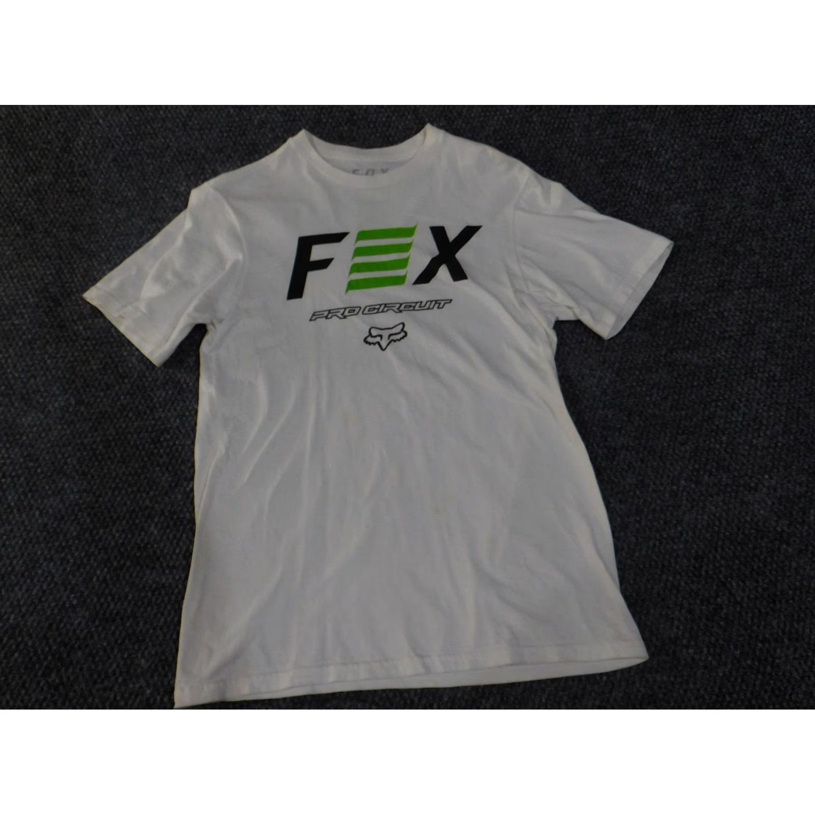 Fox Racing Fox Racing T-Shirt Mens Small White Pro Circuit Motocross Graphic Short Sleeve Crew Neck Size US S / EU 44-46 / 1 - 3 Thumbnail