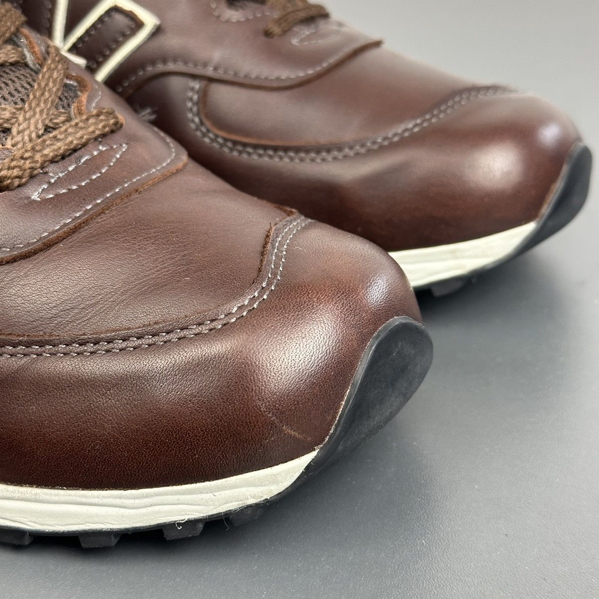 New Balance New Balance 576 Made In England Leather Brown Size US8 Size US 8 / EU 41 - 6 Thumbnail