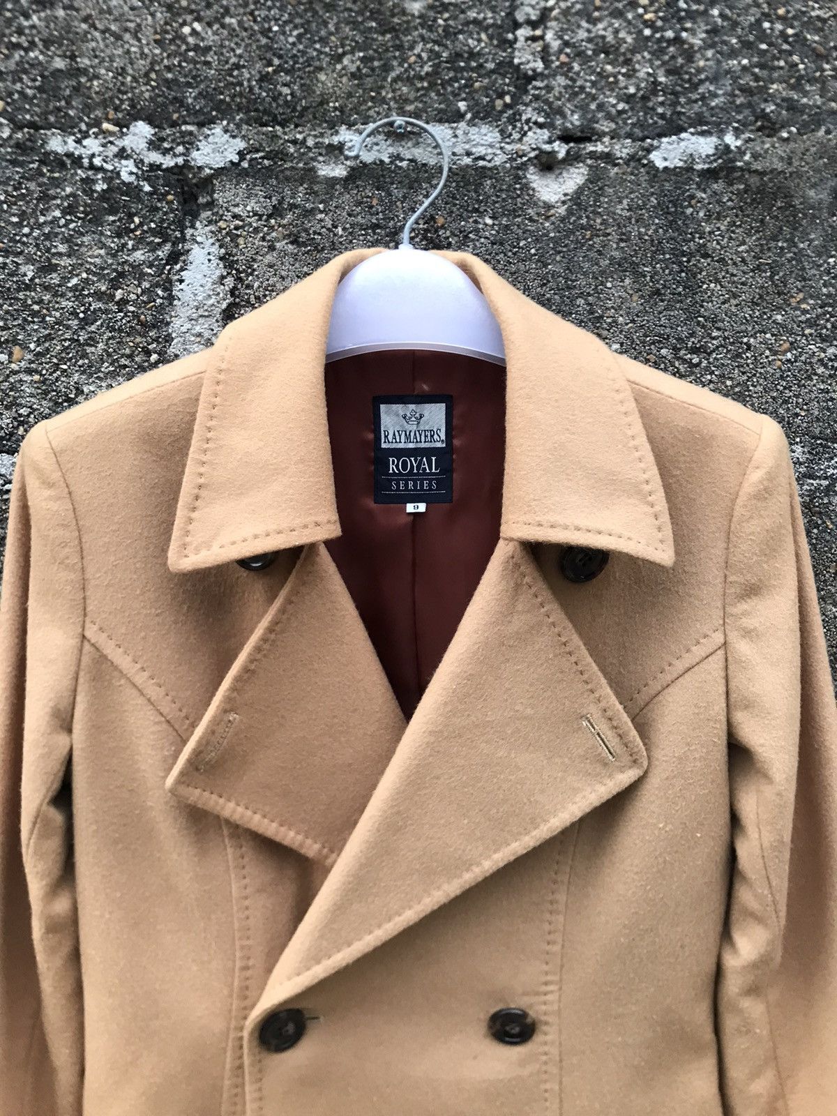 Japanese Brand × Vintage ⚡️RayMayers Double Breast Cropped Coat Size S / US 4 / IT 40 - 5 Thumbnail