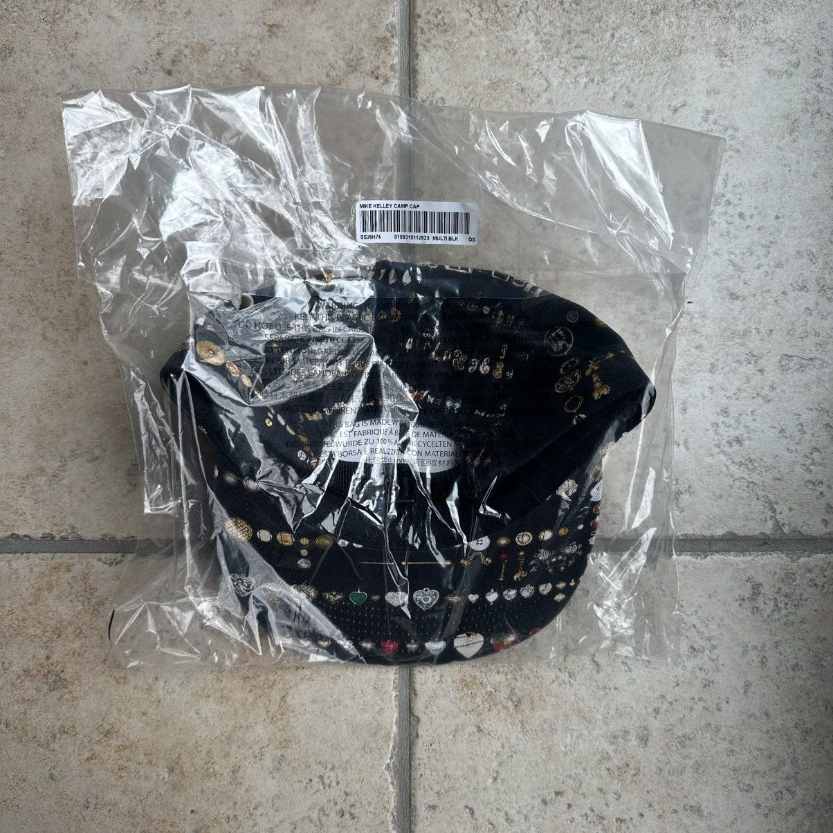 Supreme Supreme Mike Kelley Camp Cap Black Size ONE SIZE - 3 Thumbnail