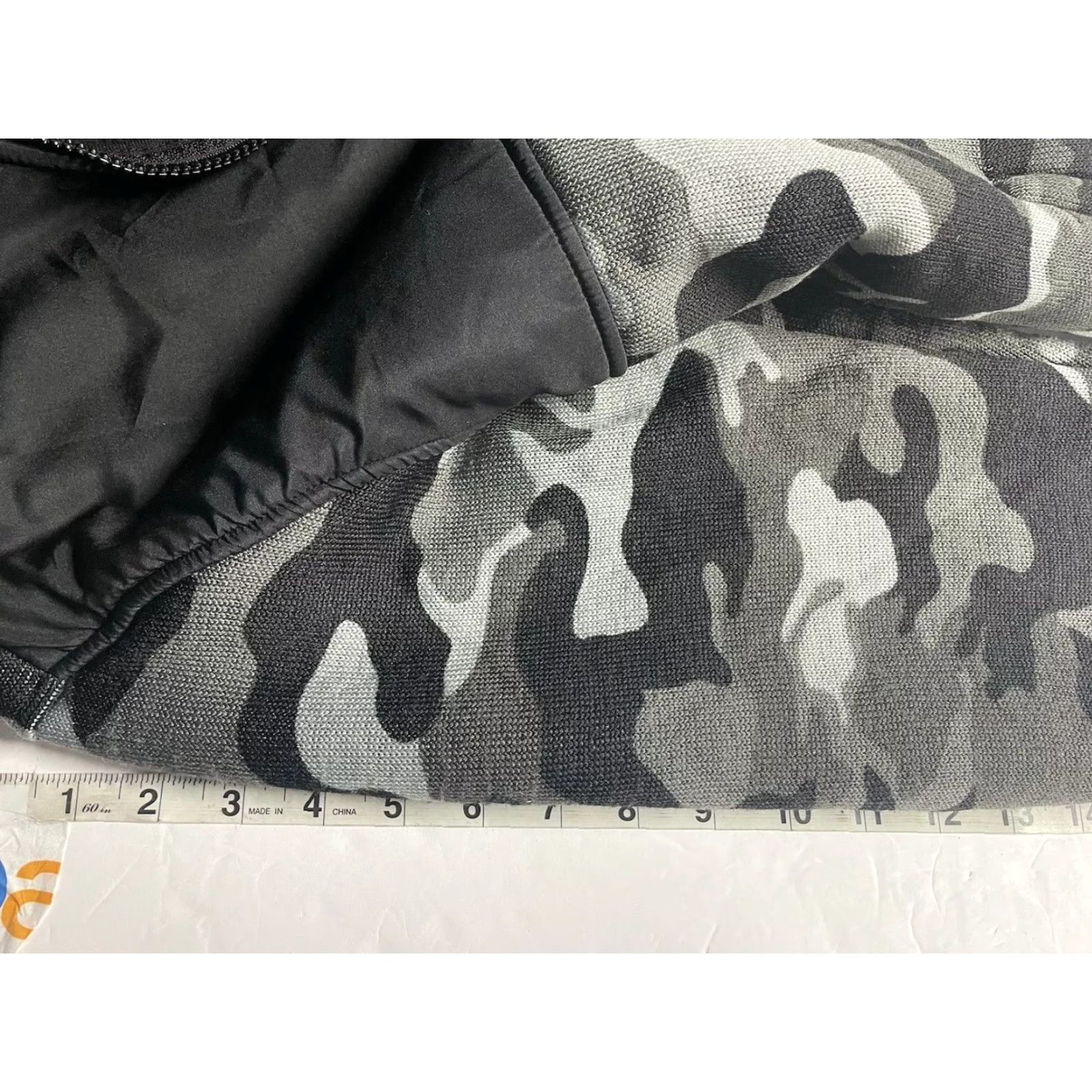 Vintage Matix Jacket Zip Up Hooded Sherpa Lining Size Small Gray Camouflage See Pics Mens Jacket Size US S / EU 44-46 / 1 - 7 Thumbnail