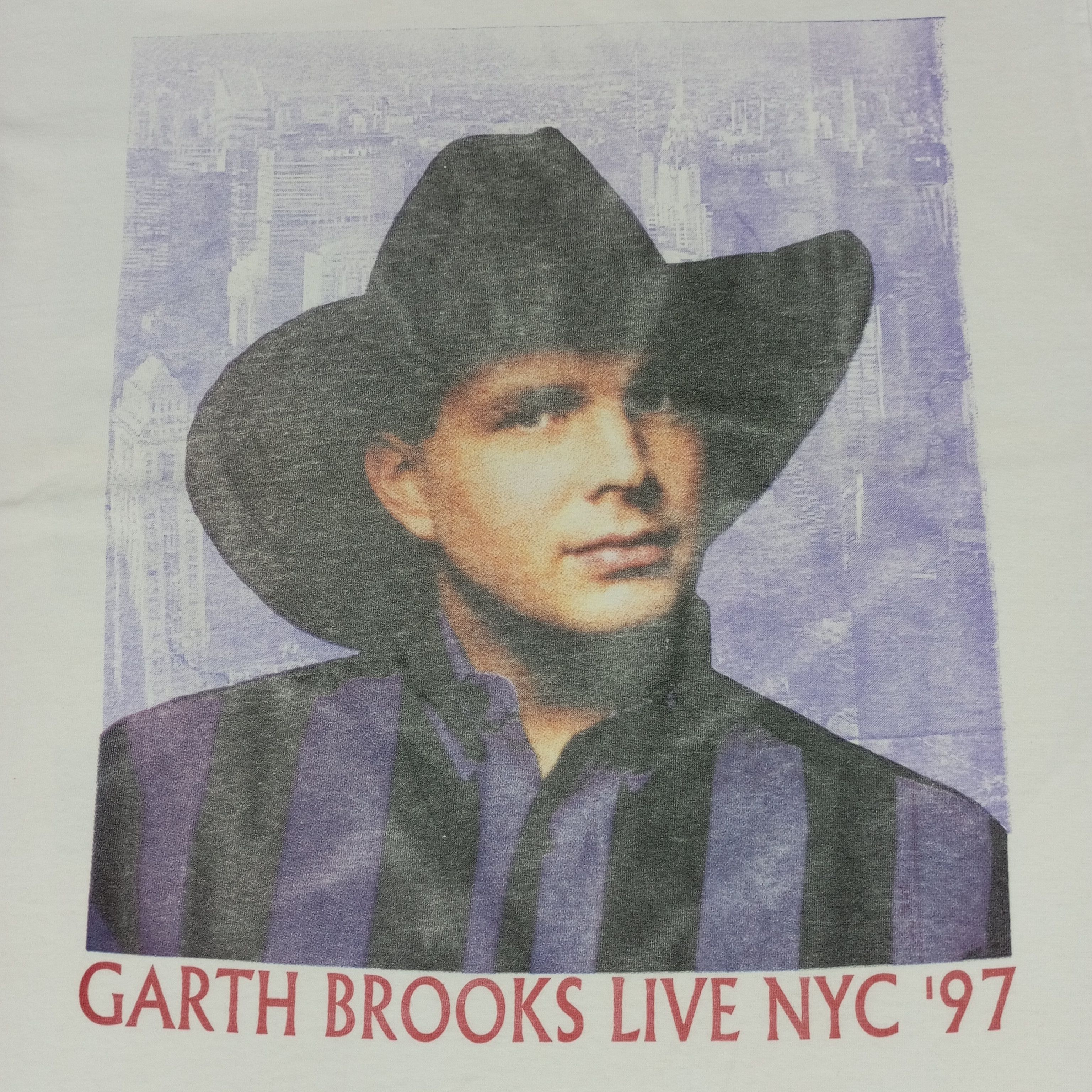 Band Tees × Vintage Garth Brooks Live NCY Singer Music Vintage Tour Tshirt Size US XL / EU 56 / 4 - 2 Thumbnail