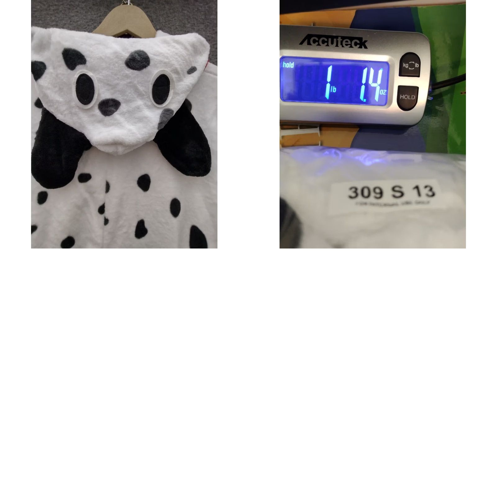 Vintage VINTAGE Adult Pajamas Halloween Dog One Piece Costume S White Polar Fleece Animal Kigurumis Halloween Adults S Pajamas Dog Costume White Adults S Size ONE SIZE - 9 Thumbnail