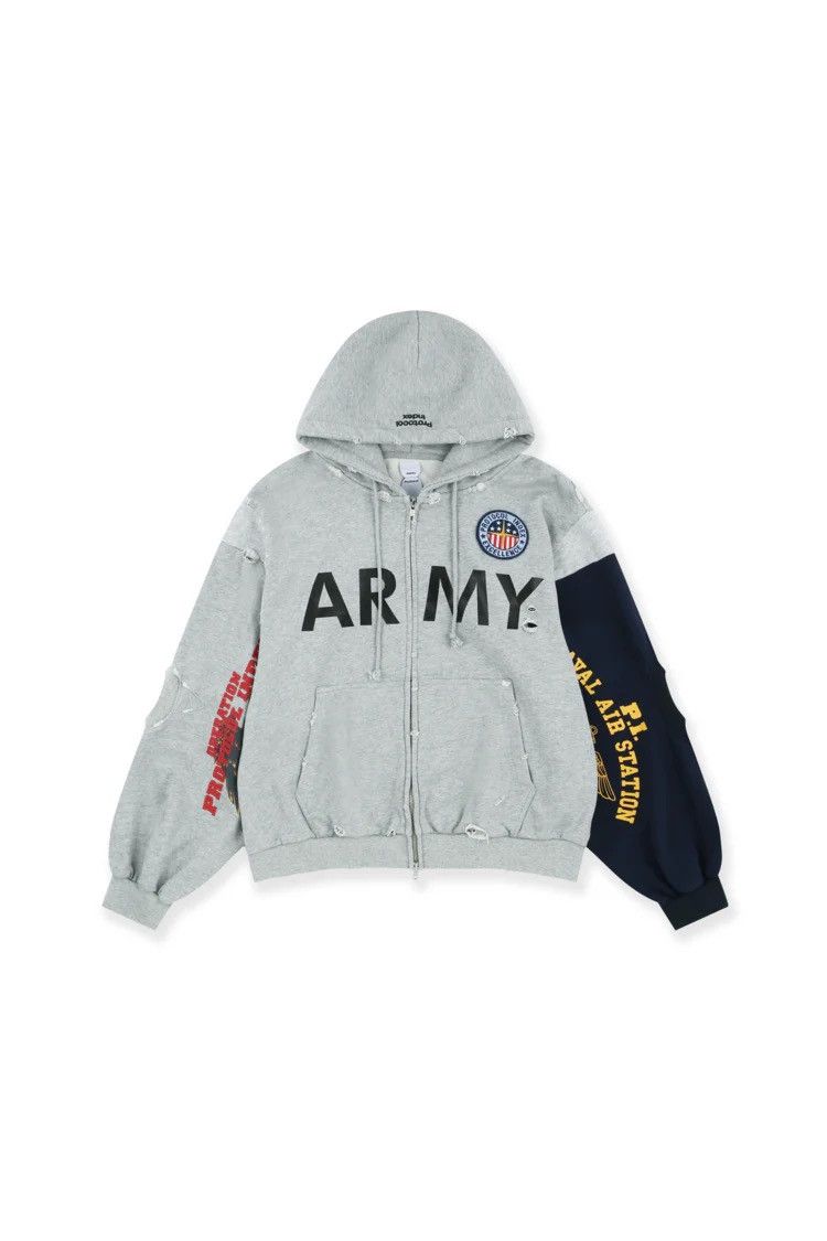 PROJECT G/R ARMYフーディ グレー PROJECT G／R(プロジェクト