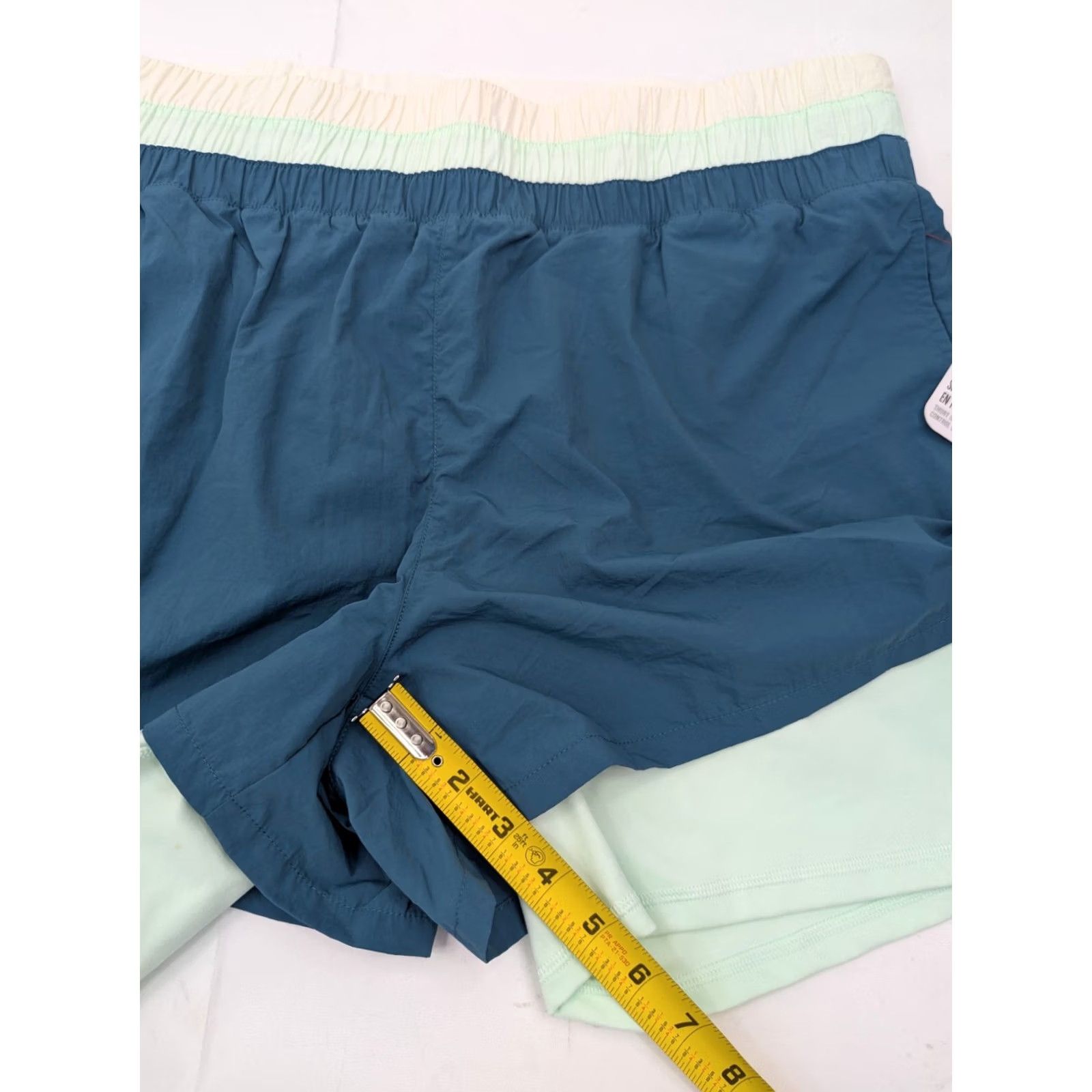 Reebok Reebok Men’s XL Athletic Shorts Teal Moisture Wicking Liner 119544 REW232SH0 XL Green Shorts Athletic Men’s Size US 36 / EU 52 - 5 Thumbnail