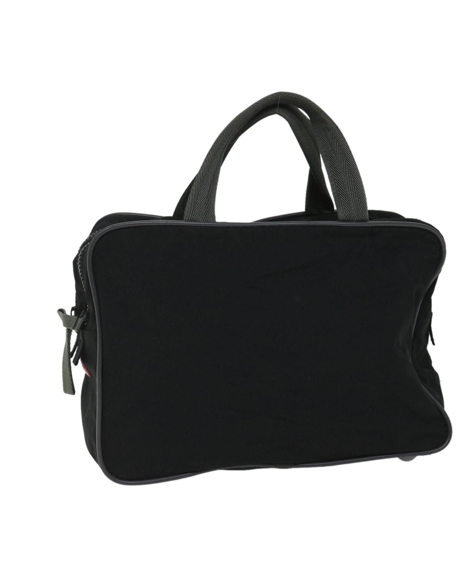 image of Prada Black Nylon Sports Hand Bag, Women's