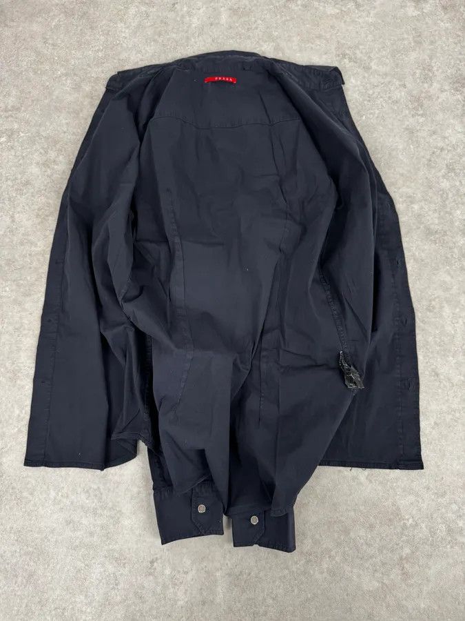 Prada 2000s Prada Navy Classic Soft Shirt Size US M / EU 48-50 / 2 - 7 Thumbnail