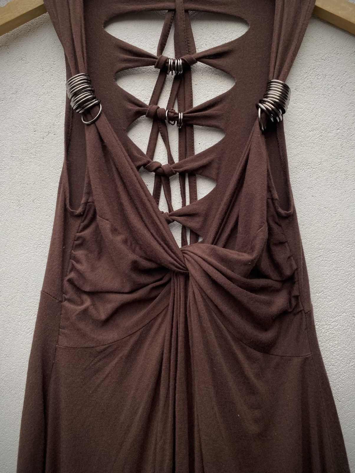 Yasuyuki Ishii EDGE LINE PUNK GOTHIC STYLE FLARED DRESSES Size ONE SIZE - 4 Thumbnail