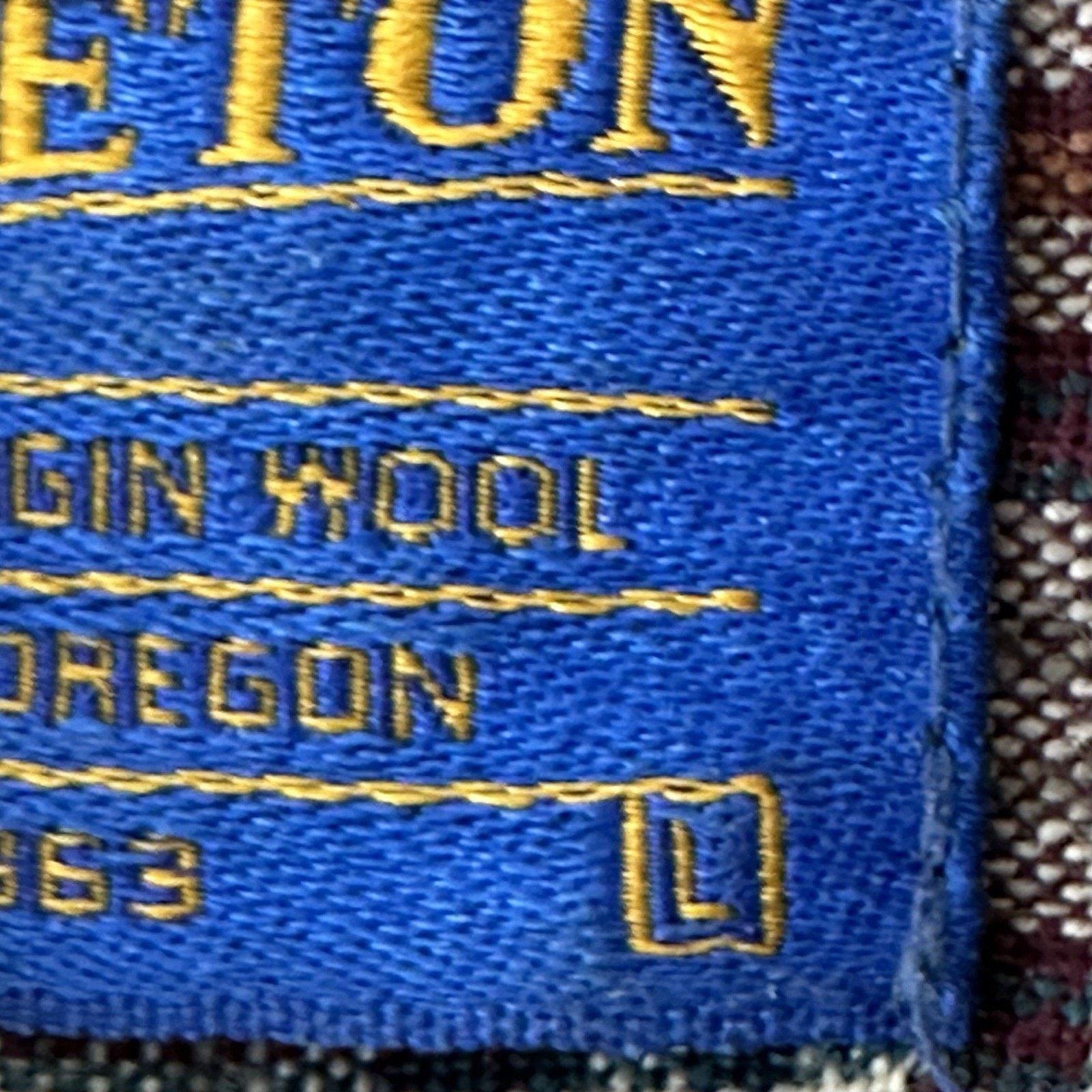 Pendleton Vintage Pendleton Worsted Wool Shirt Men Large Brown Plaid Size US L / EU 52-54 / 3 - 10 Thumbnail