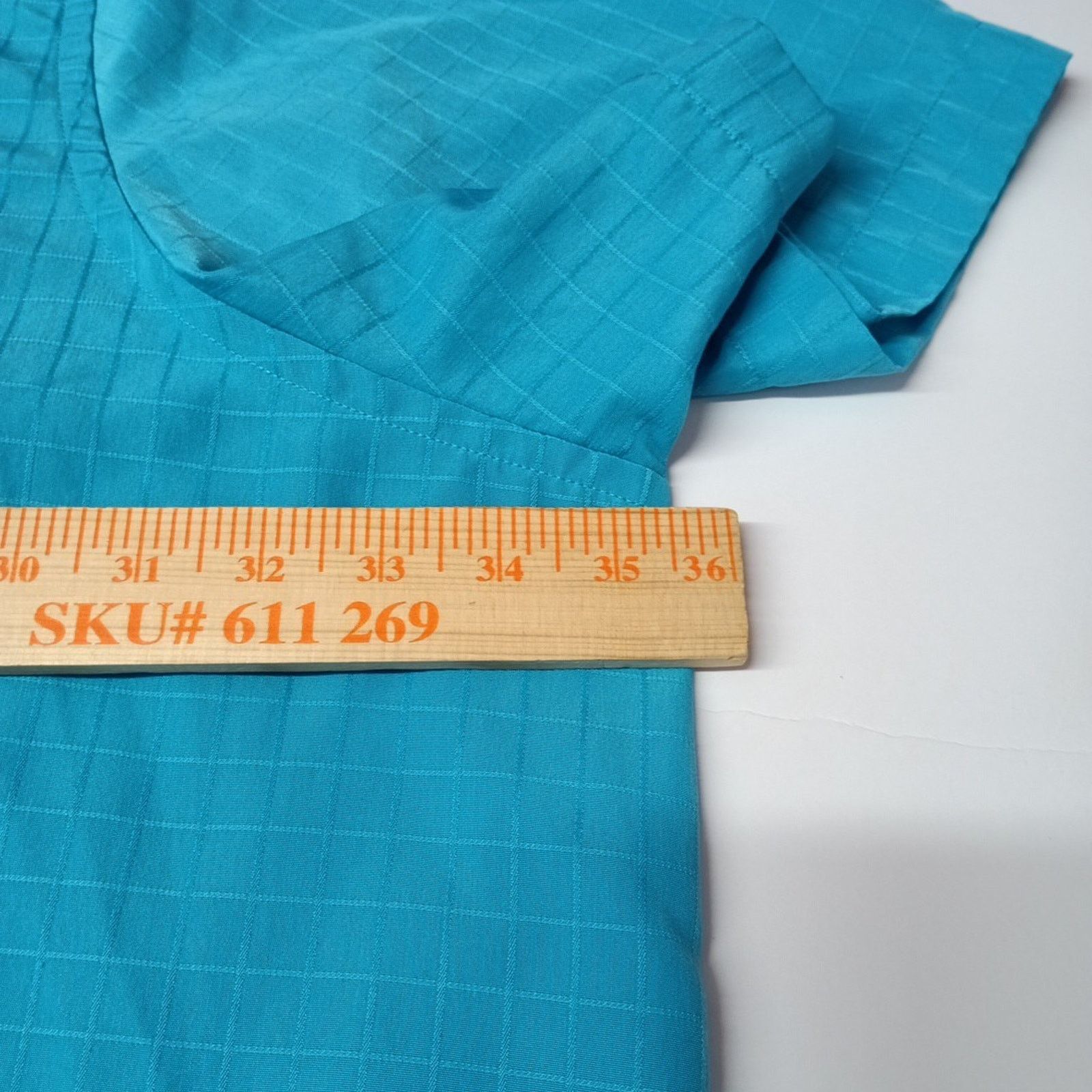 Other HB Harbor Bay Men's Shirt Size 5XL Green Textured Button Up Size US XXL / EU 58 / 5 - 4 Thumbnail