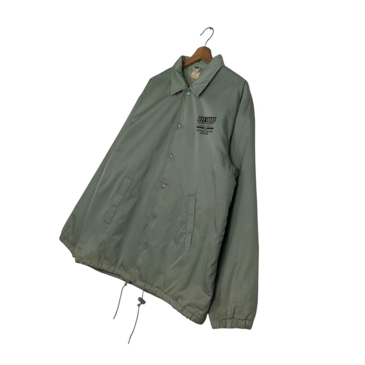 Japanese Brand × Vintage 📌Vintage Snap Button Jacket Off Shore Surf Style Big Logo Size US M / EU 48-50 / 2 - 3 Thumbnail