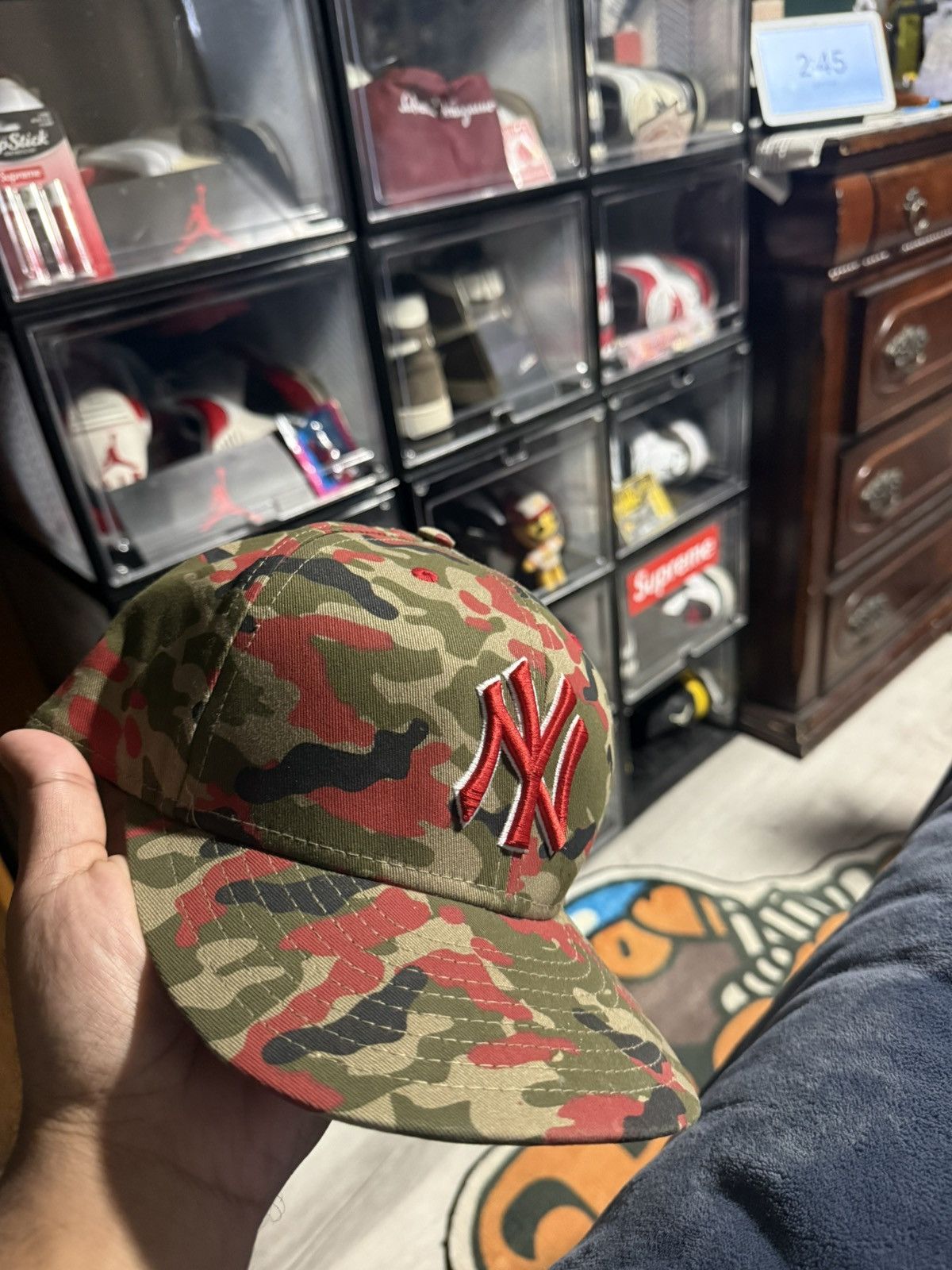 New York Yankees New York Yankee Camo Hat Size ONE SIZE - 1 Thumbnail