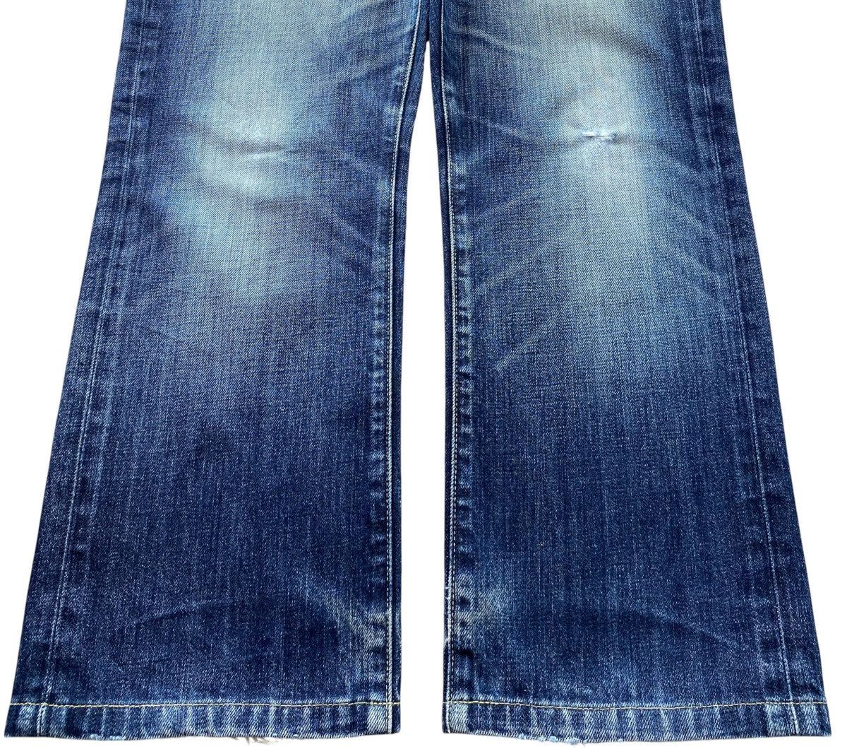 Uniqlo Uniqlo Faded Wash Whiskered Style Baggy Jeans Size US 34 / EU 50 - 5 Thumbnail