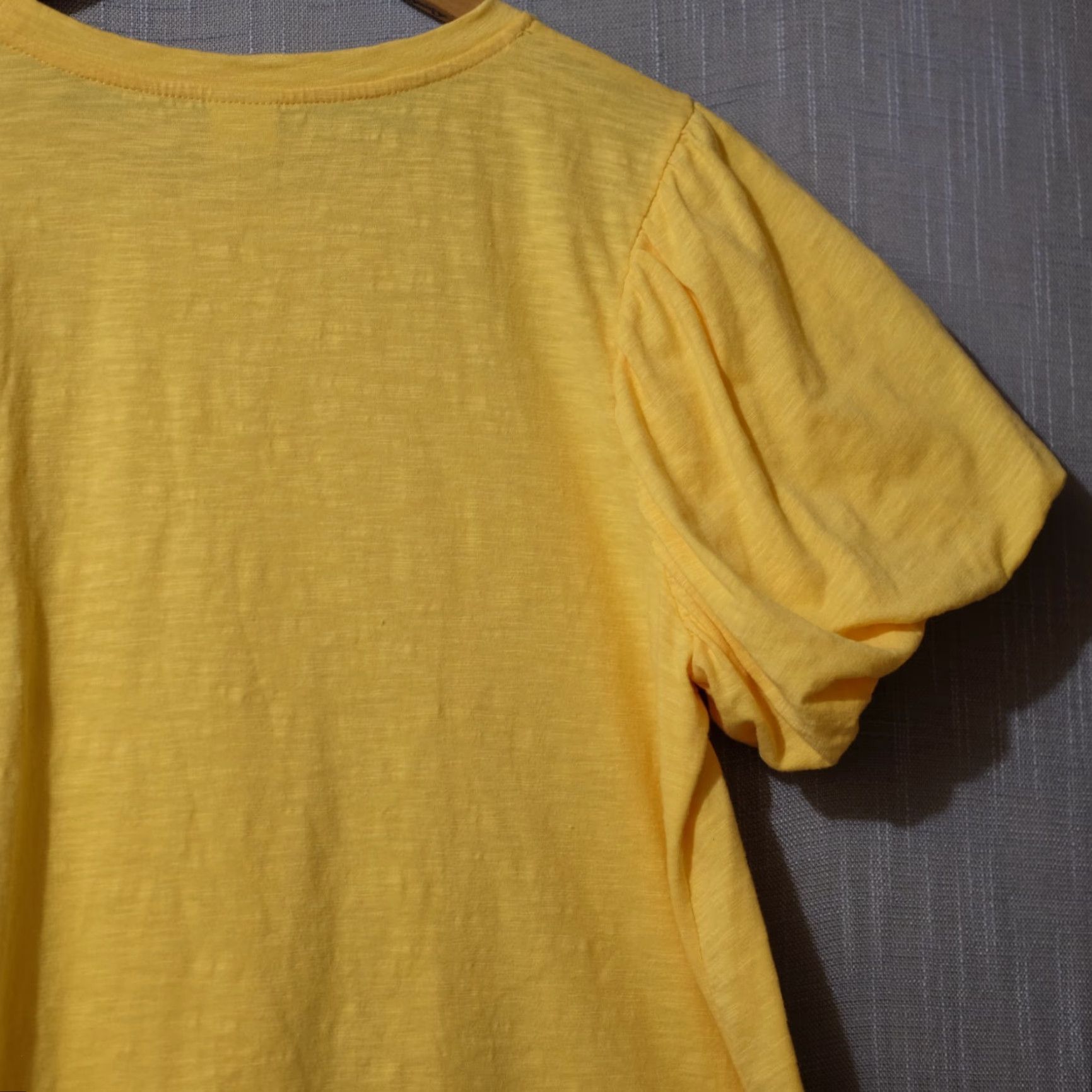 Vintage EUC Time And Tru Maternity Puff Short Sleeve Tee Marigold Womens L Time And Tru Shirt Maternity Puff Sleeve Marigold Womens L Size 36" / US 14 / IT 50 - 7 Thumbnail