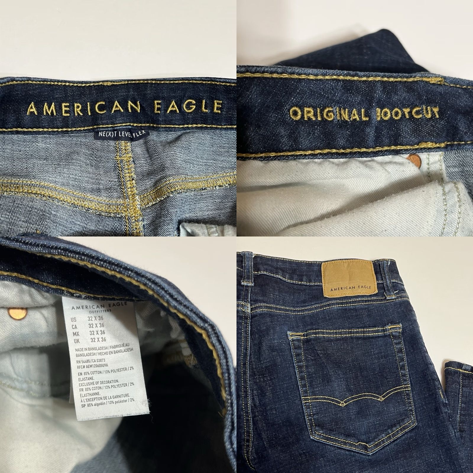 American Eagle Outfitters VINTAGE American Eagle Outfitters Jeans Mens 32x36 Blue Bootcut Western Cowboy 5-Pocket Denim Regular 34 Inseam (32x34) Picture Condition Size US 32 / EU 48 - 8 Thumbnail