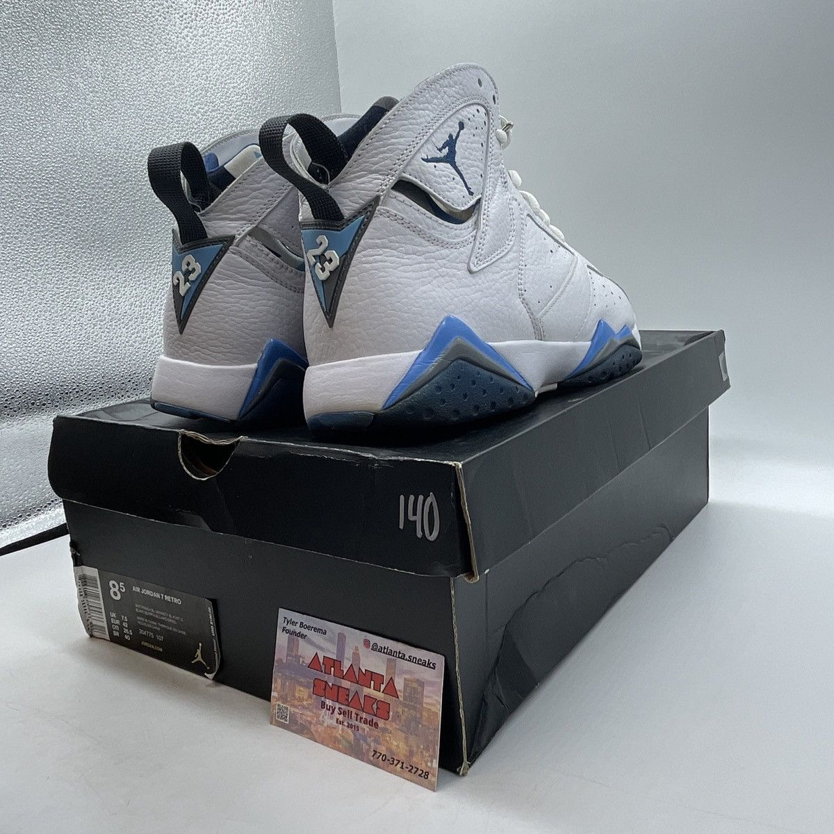 Jordan Brand Air Jordan 7 French blue Size US 8.5 / EU 41-42 - 4 Thumbnail