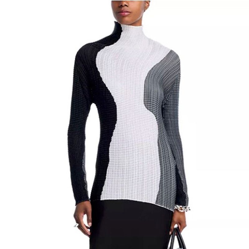 Issey Miyake Issey Miyake Mainline Pleated Long Sleeve High Neck Size M / US 6-8 / IT 42-44 - 7 Thumbnail