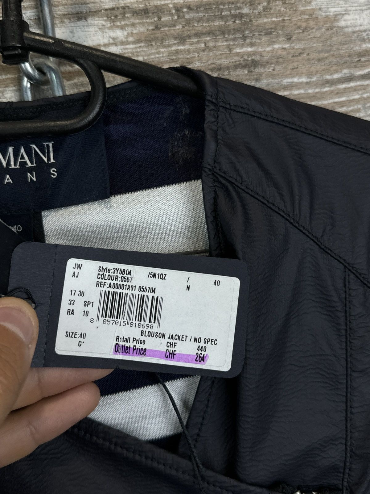 Armani × Emporio Armani × Giorgio Armani Women’s New Armani jeans blazer jacket BNWT! Size S / US 4 / IT 40 - 6 Thumbnail