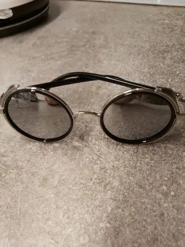 Electric Visual Vintage Steampunk Retro Men Round Sunglasses Size ONE SIZE - 2 Thumbnail