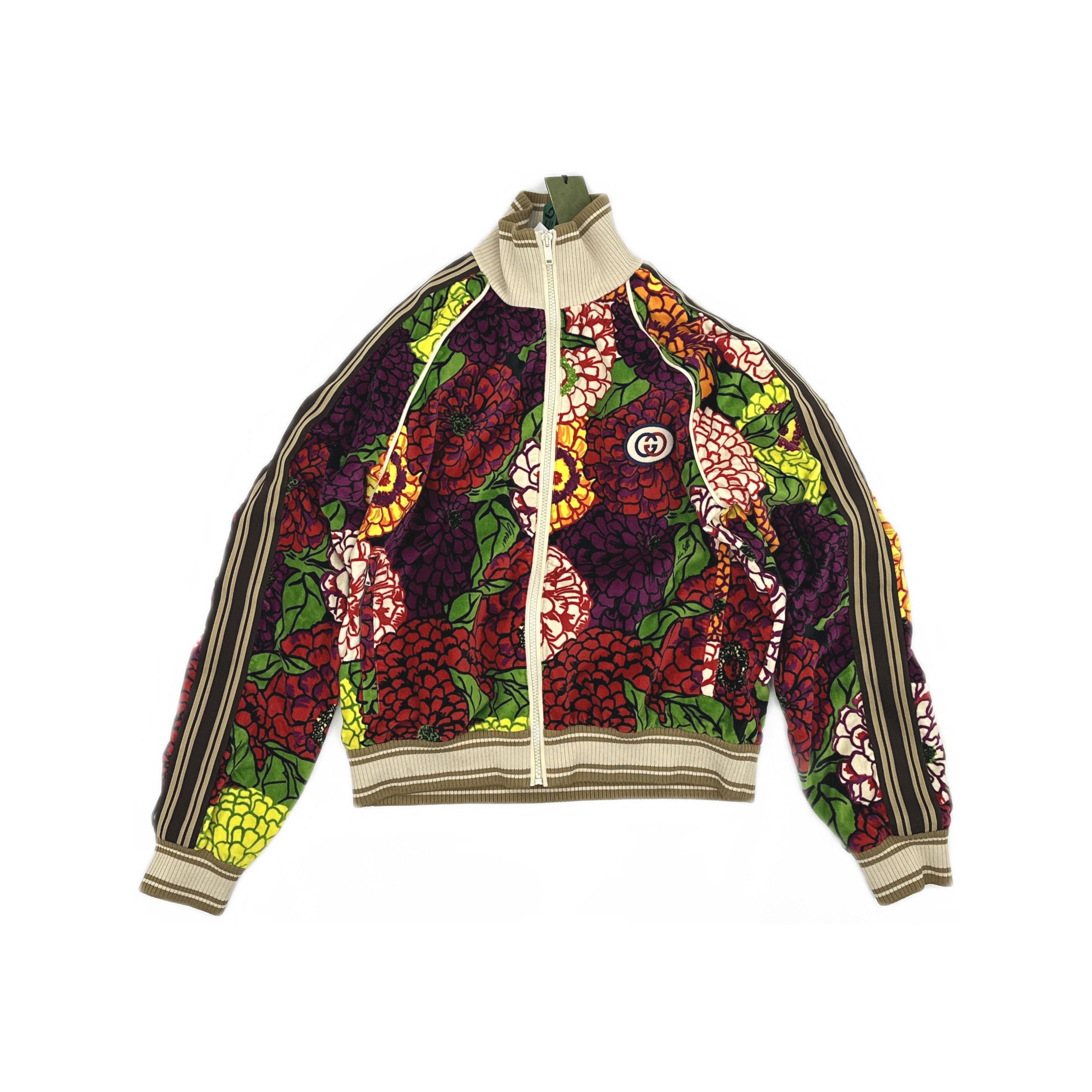 Gucci Gucci Floral Print Zip Jacket Size XS Size US XS / EU 42 / 0 - 1 Thumbnail