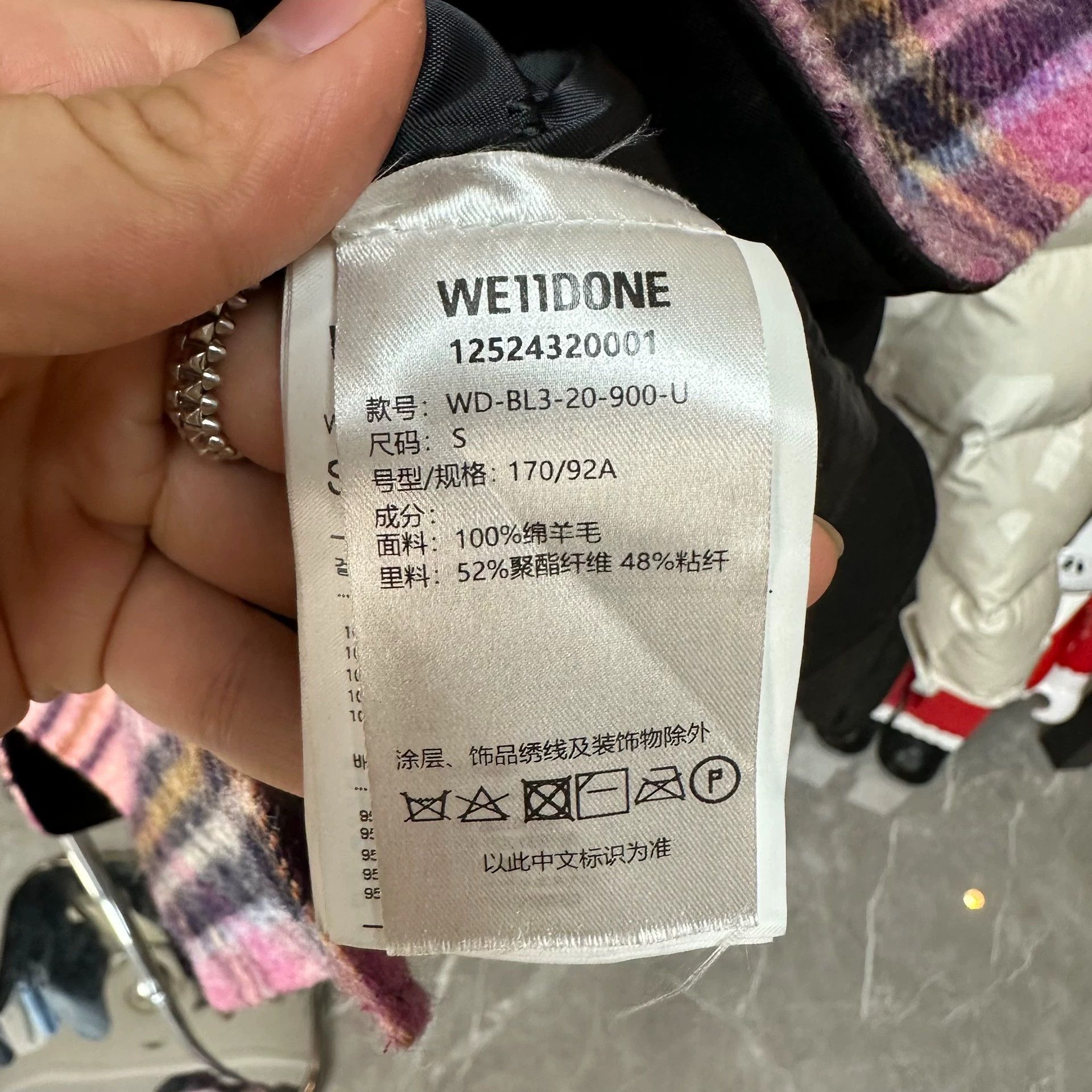 WE11DONE WE11DONE OVERSIZE CHECK LS SHIRT PINK S Size S / US 4 / IT 40 - 6 Thumbnail