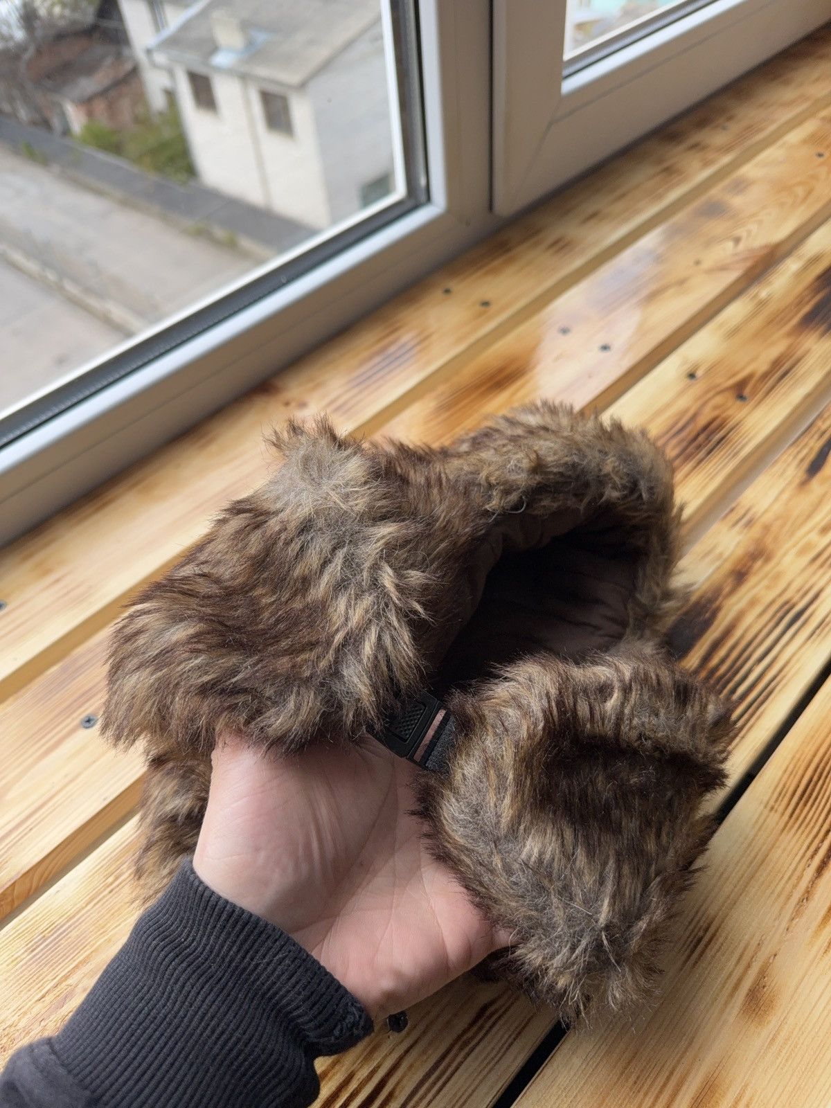 Le Grande Bleu (L.G.B.) Vintage Y2K Fuzzy Fur Ushanka Hat if six was nine LGB Style Size ONE SIZE - 3 Thumbnail