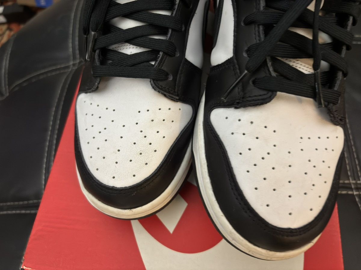 Nike Nike Dunk Low Championship Red + White Black Panda Size US 10.5 / EU 43-44 - 12 Thumbnail