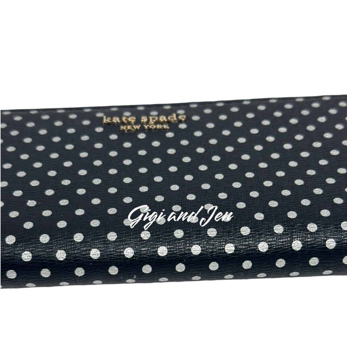 Kate Spade Kate Spade spencer metallic dot slim continental wallet Size ONE SIZE - 3 Thumbnail
