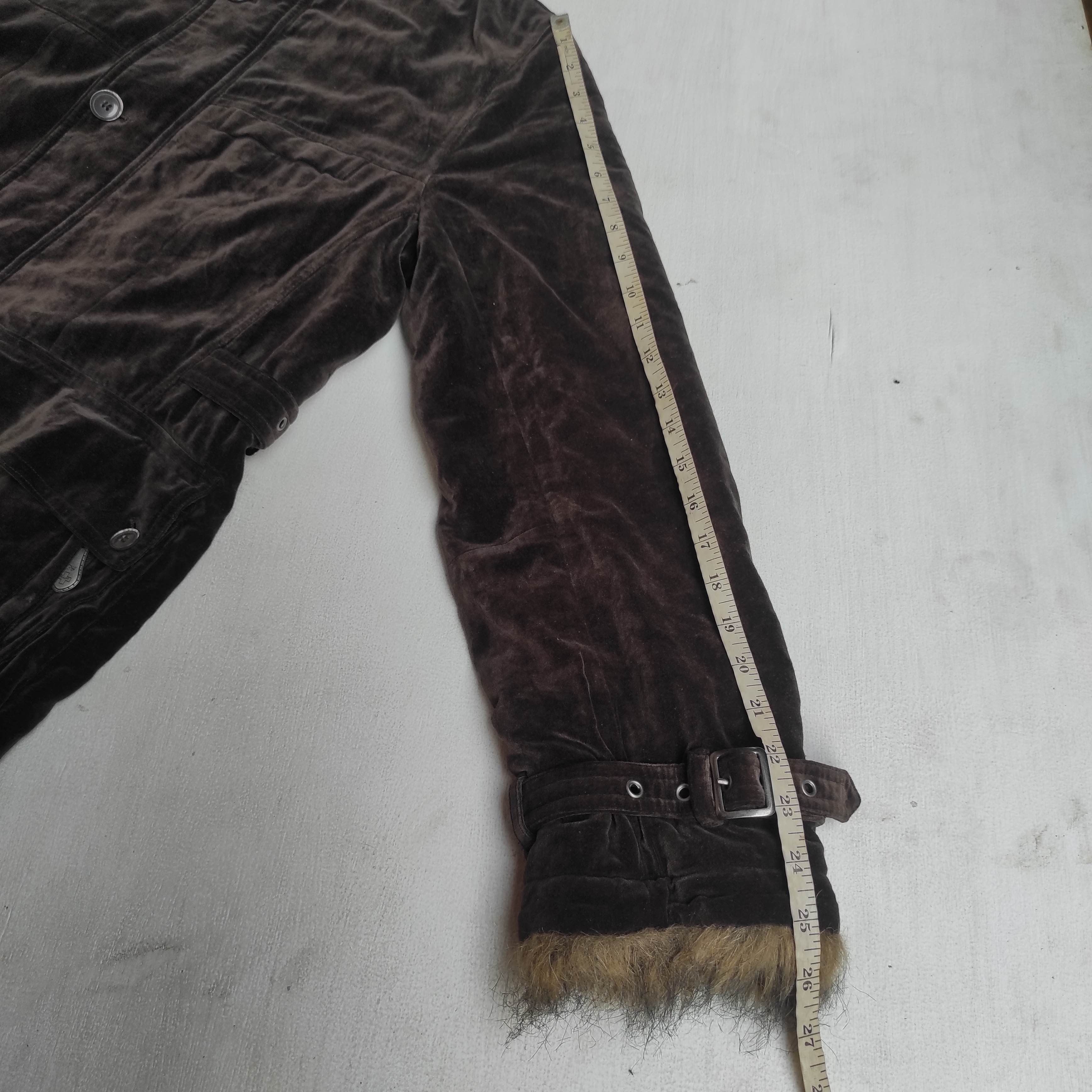 14th Addiction Bernings Sho Faux Fur Shearling Bondage Velvet Jacket Size US M / EU 48-50 / 2 - 21 Thumbnail