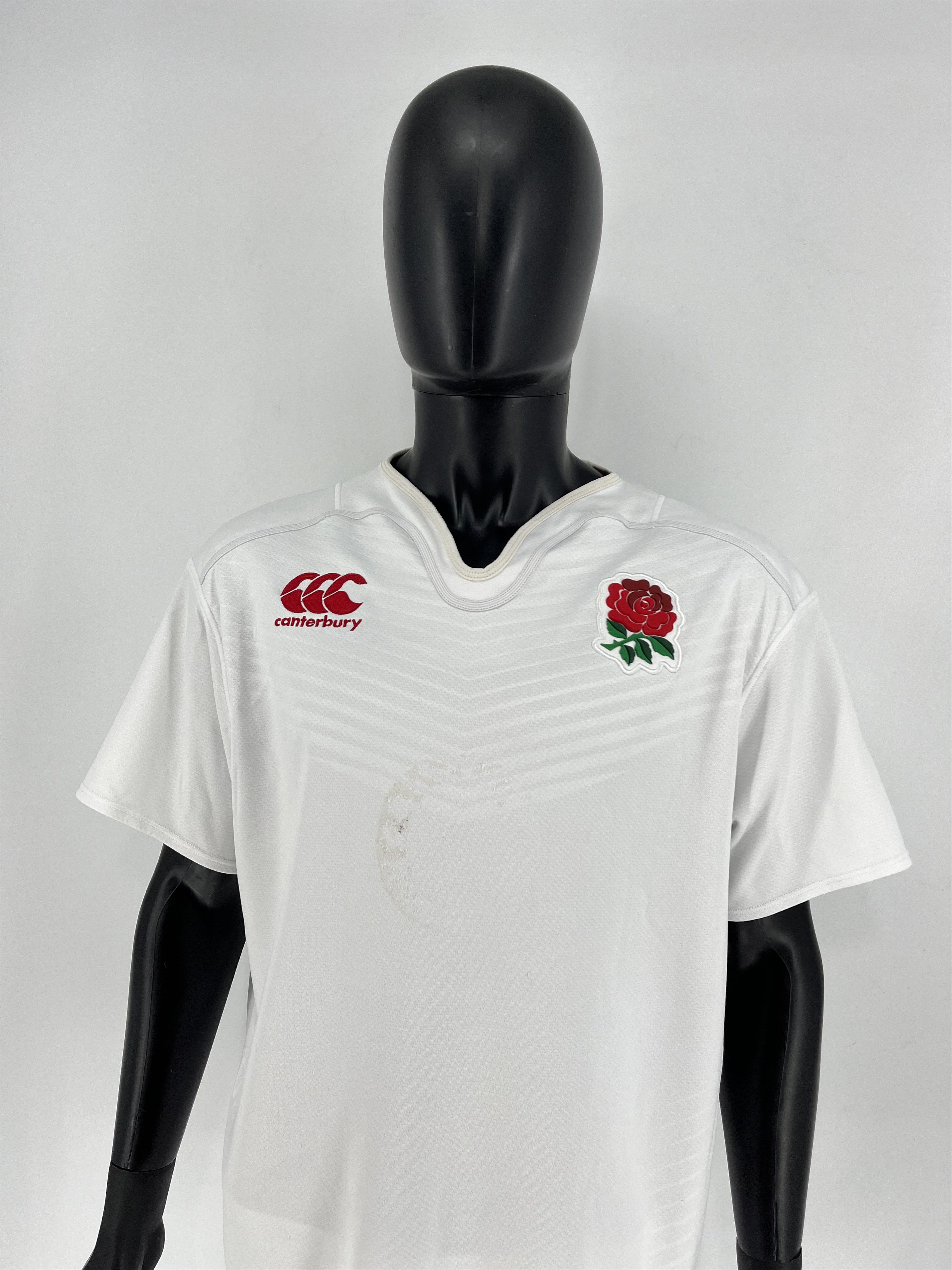 Canterbury of New Zealand Signed England Rugby Shirt Chris Robshaw Autograph Size US XXL / EU 58 / 5 - 5 Thumbnail