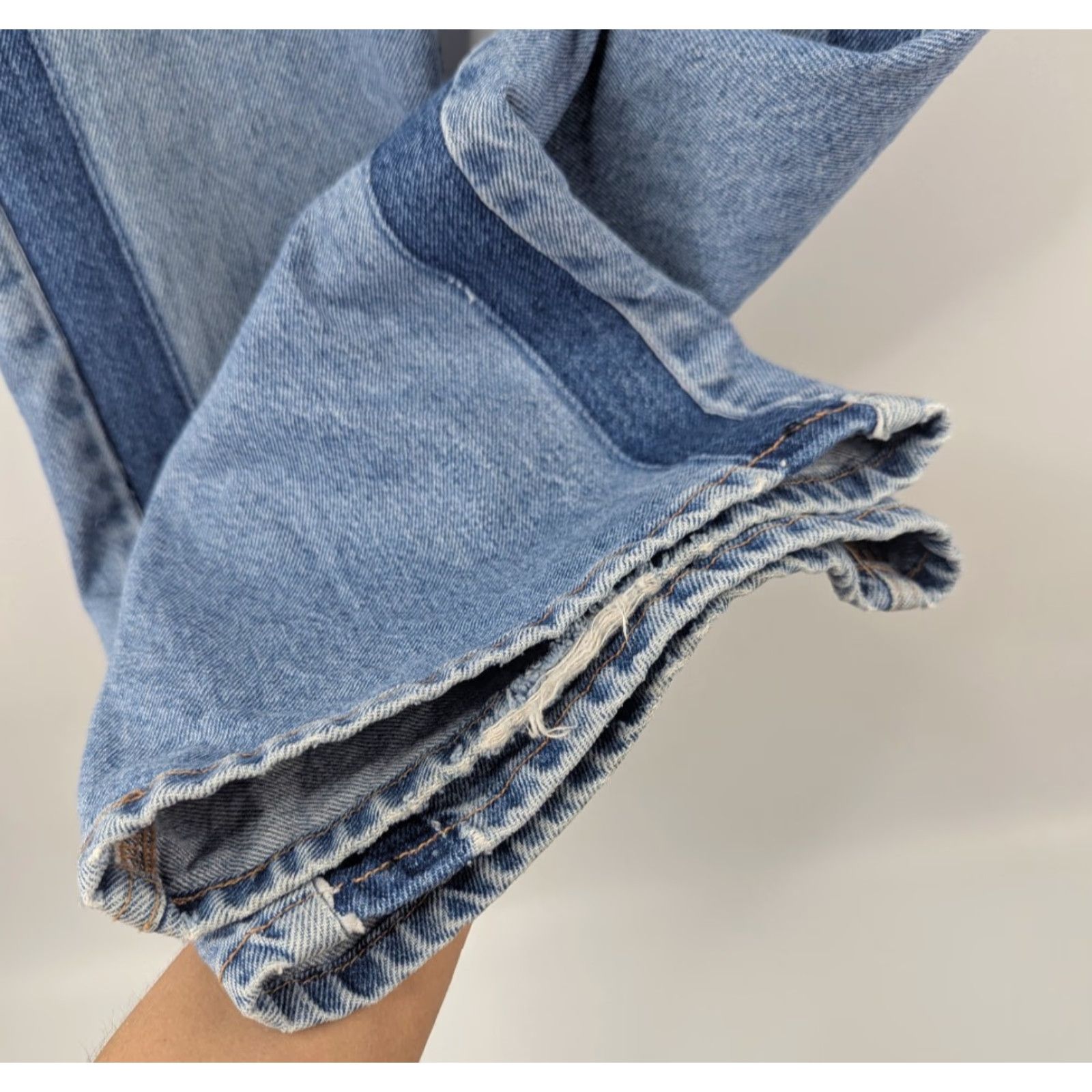 Denime Mudd Jeans Flared Denim 29x28 Distressed Hipster Womens Size 29" - 4 Thumbnail