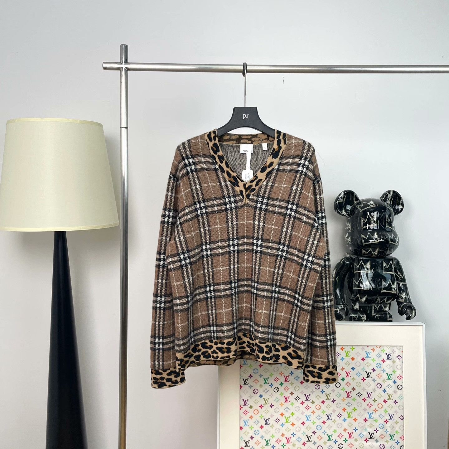 Burberry Burberry Knit Plaid Sweater l Men Size US L / EU 52-54 / 3 - 1 Thumbnail