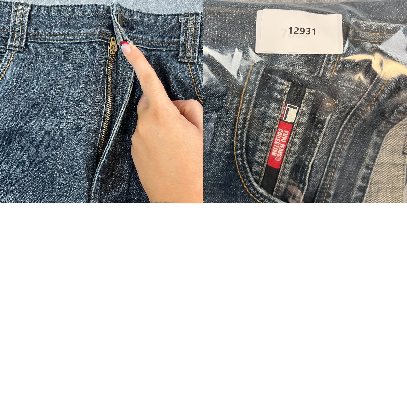 Fubu FUBU Jeans Regular Tapered 38 30 Dark Blue Denim 5-Pocket Hu Nike? Size US 38 / EU 54 - 9 Thumbnail