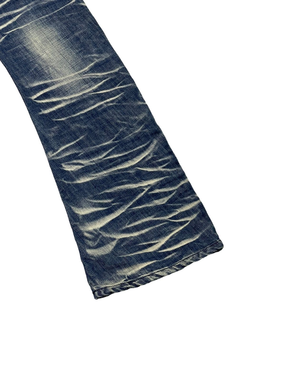 Japanese Brand Flare Jeans Buffalo Bobs Banana Curv Low Rise Boot Cut 8🟦0 Size US 35 - 15 Thumbnail