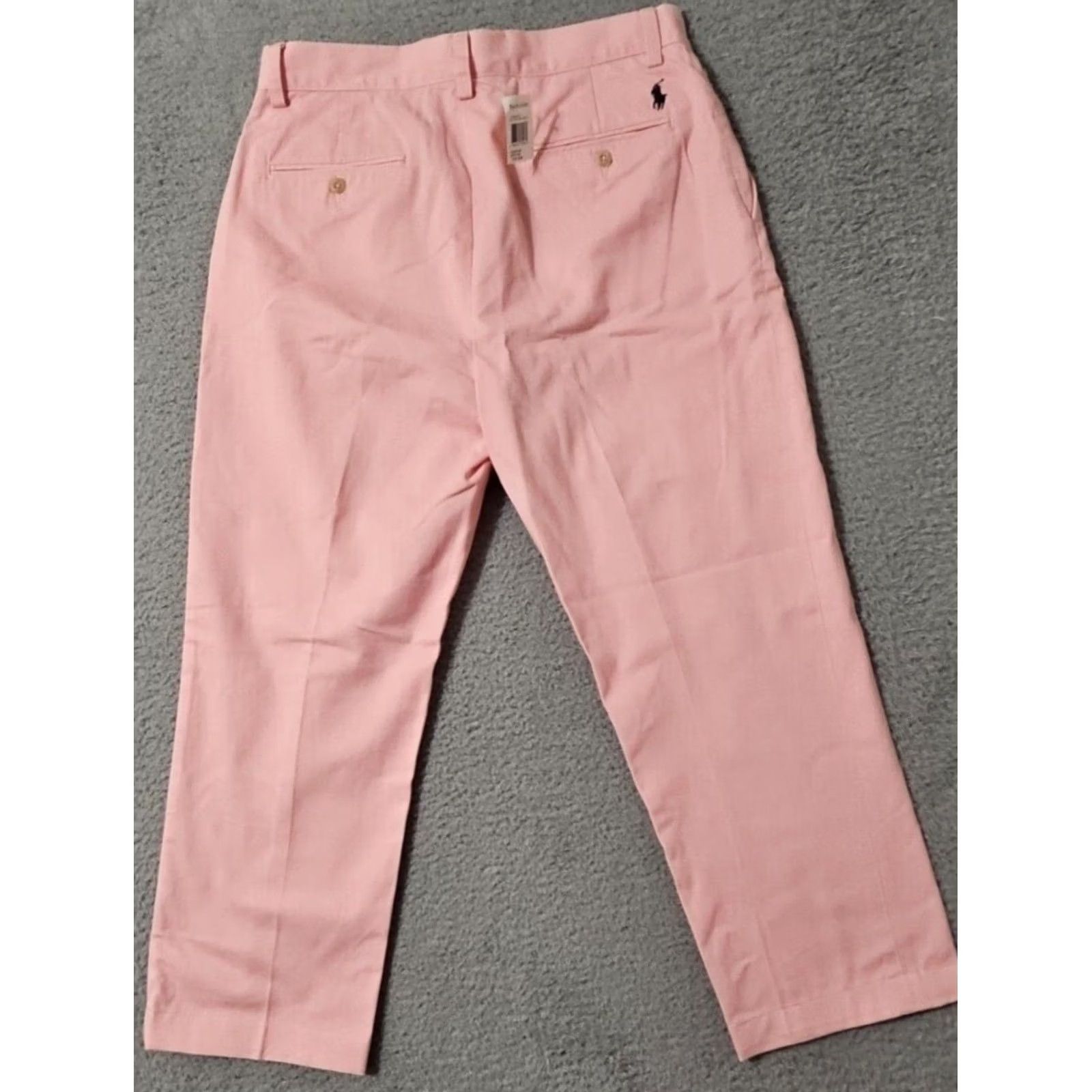 Polo Ralph Lauren Polo Ralph Lauren Pants 32x26 Pink Solid Cotton Mens Sz 32 Inseam 26 NWD Hemmed Regular Shirt? Size US XS / EU 42 / 0 - 2 Thumbnail