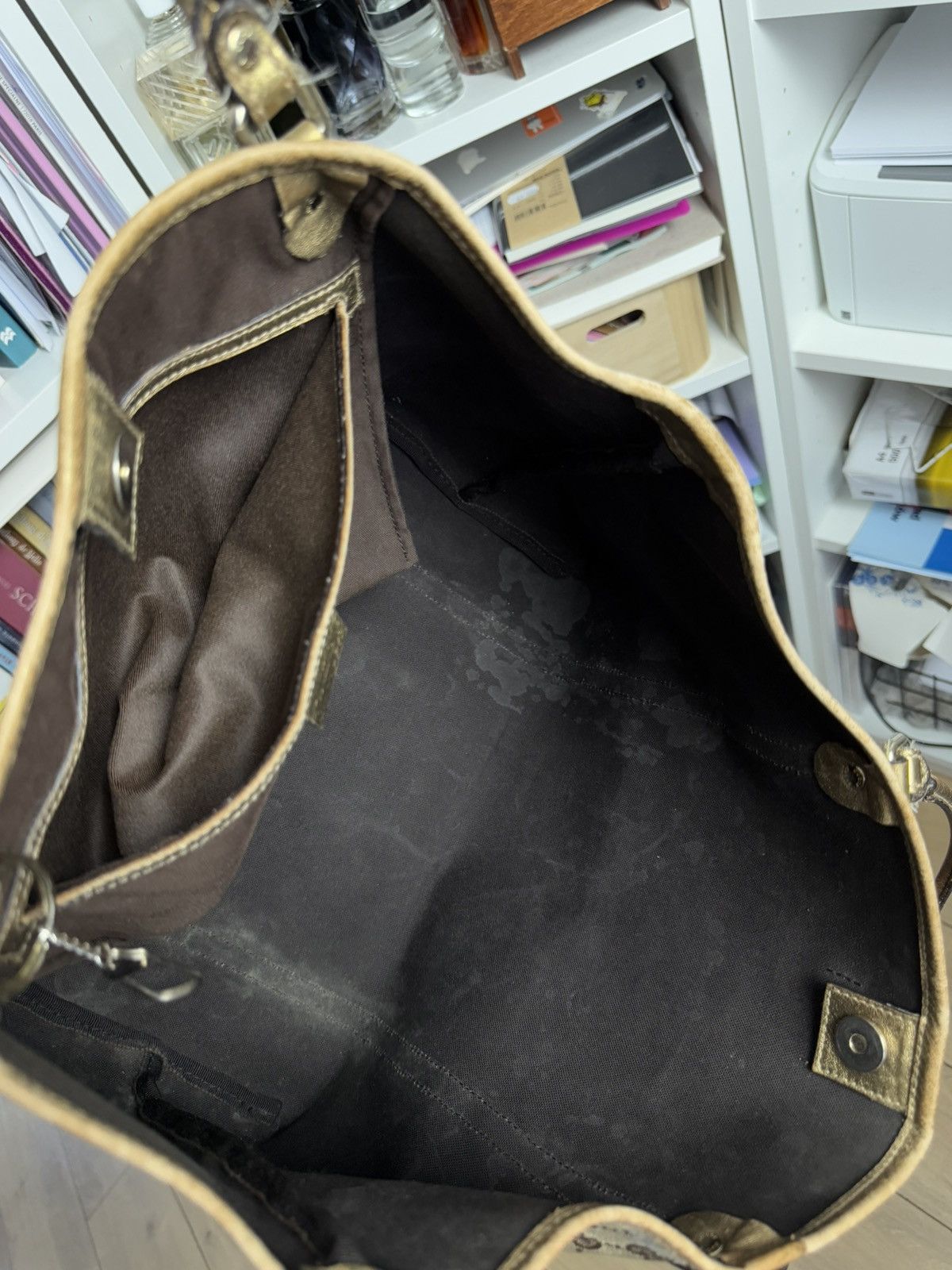 Designer × Gucci × Vintage Vintage y2k Gucci monogram tote / shopper bag luxury designer Size ONE SIZE - 24 Thumbnail