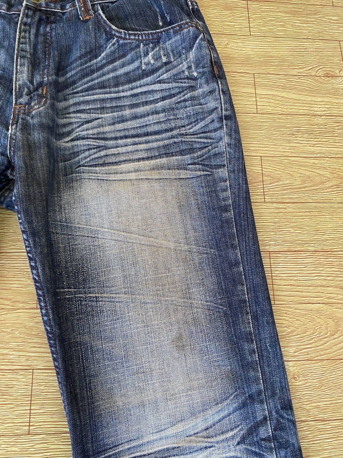 Japanese Brand Very Rare Vintage Japanee Brand Zhan Shen Baggy Jeans 2000s Size US 36 / EU 52 - 6 Thumbnail
