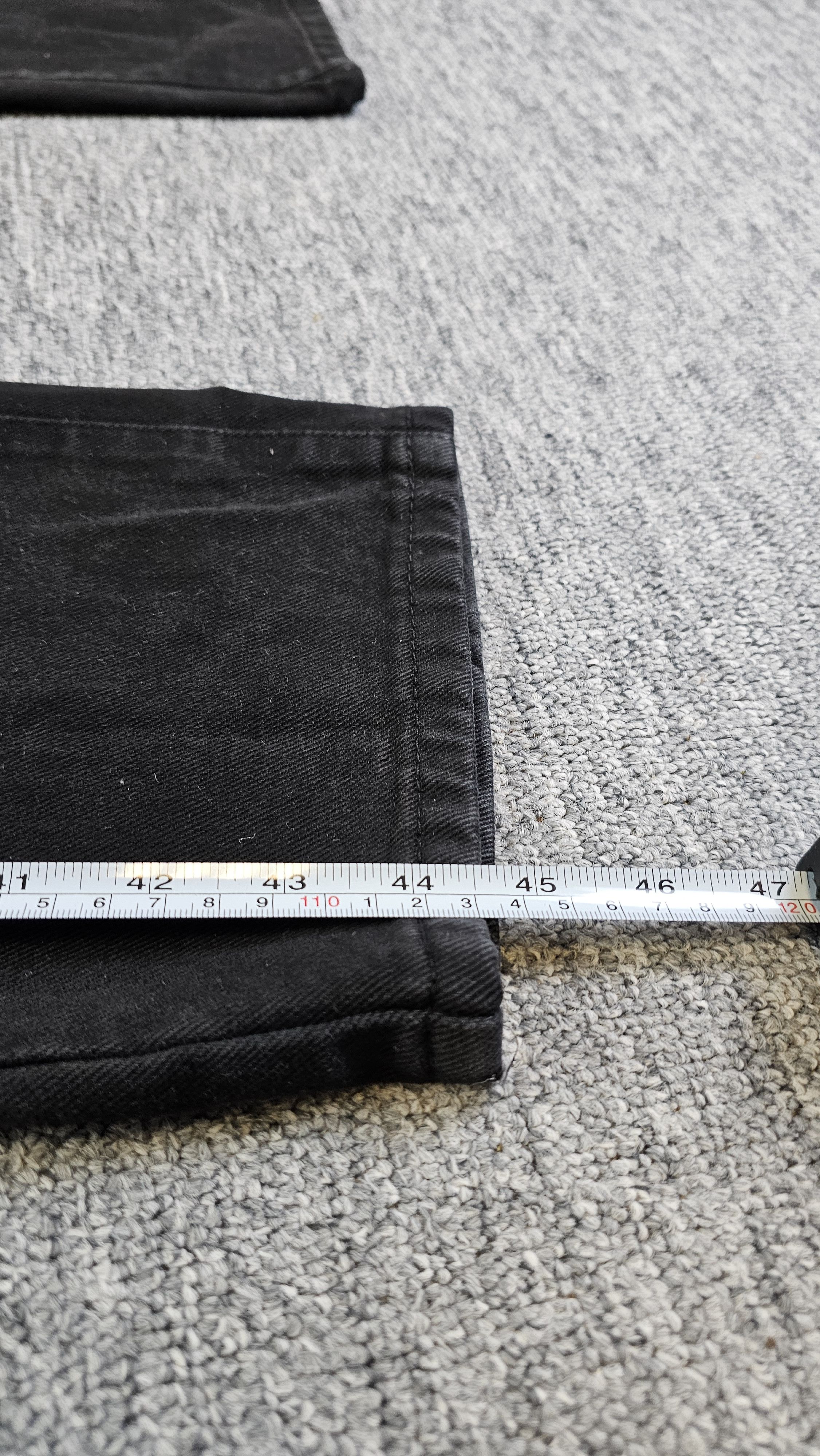 Versace Jeans Couture Versace Jeans Couture 90s Black Straight Denim Medusa 35 Size US 35 - 14 Thumbnail