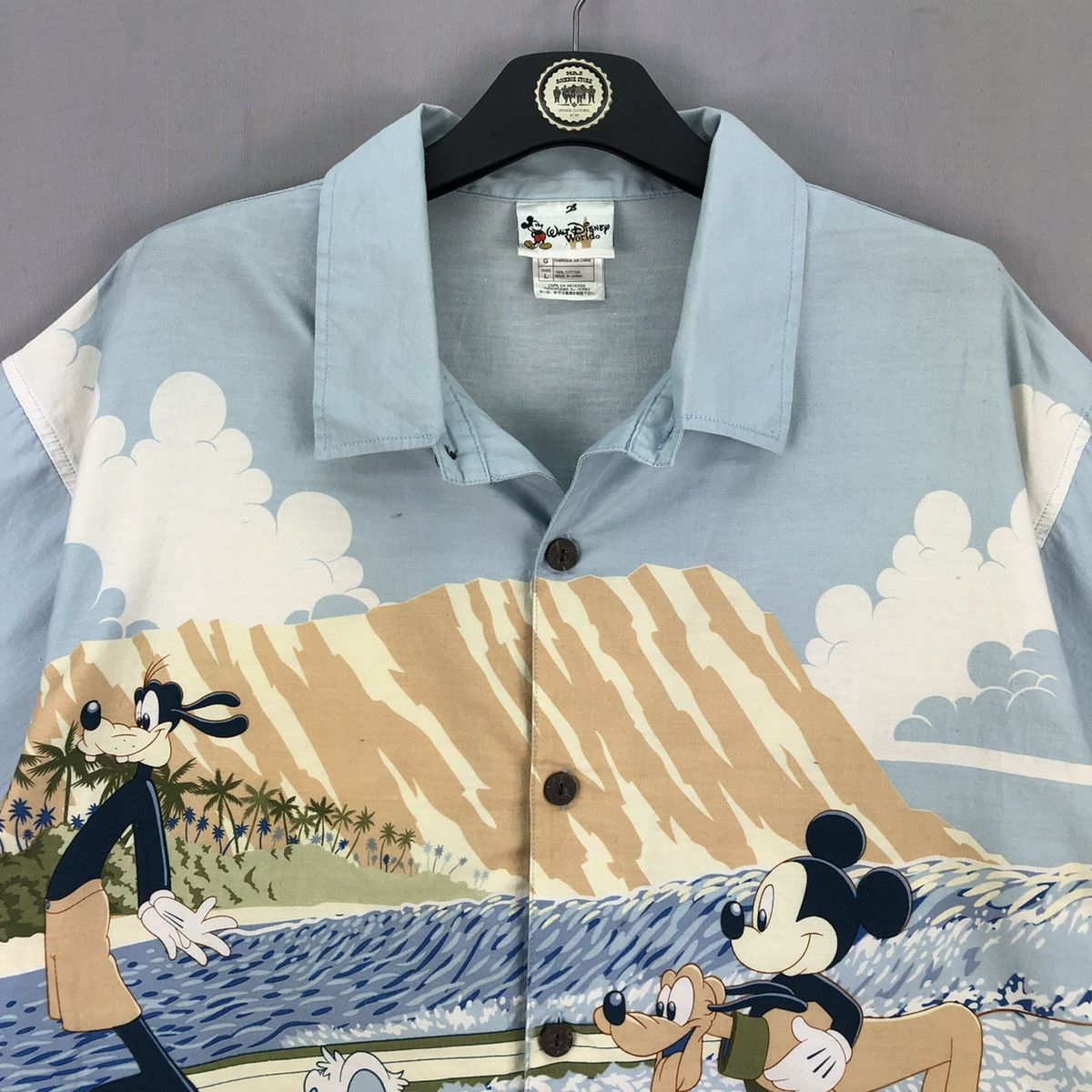 Disney Vintage Disney Hawaiian Shirt Surfing Size US XL / EU 56 / 4 - 7 Thumbnail
