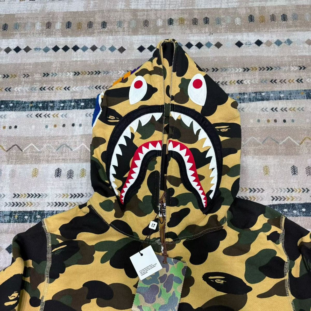 Bape BAPE CAMO FULL ZIP HOODIE Size US M / EU 48-50 / 2 - 2 Thumbnail