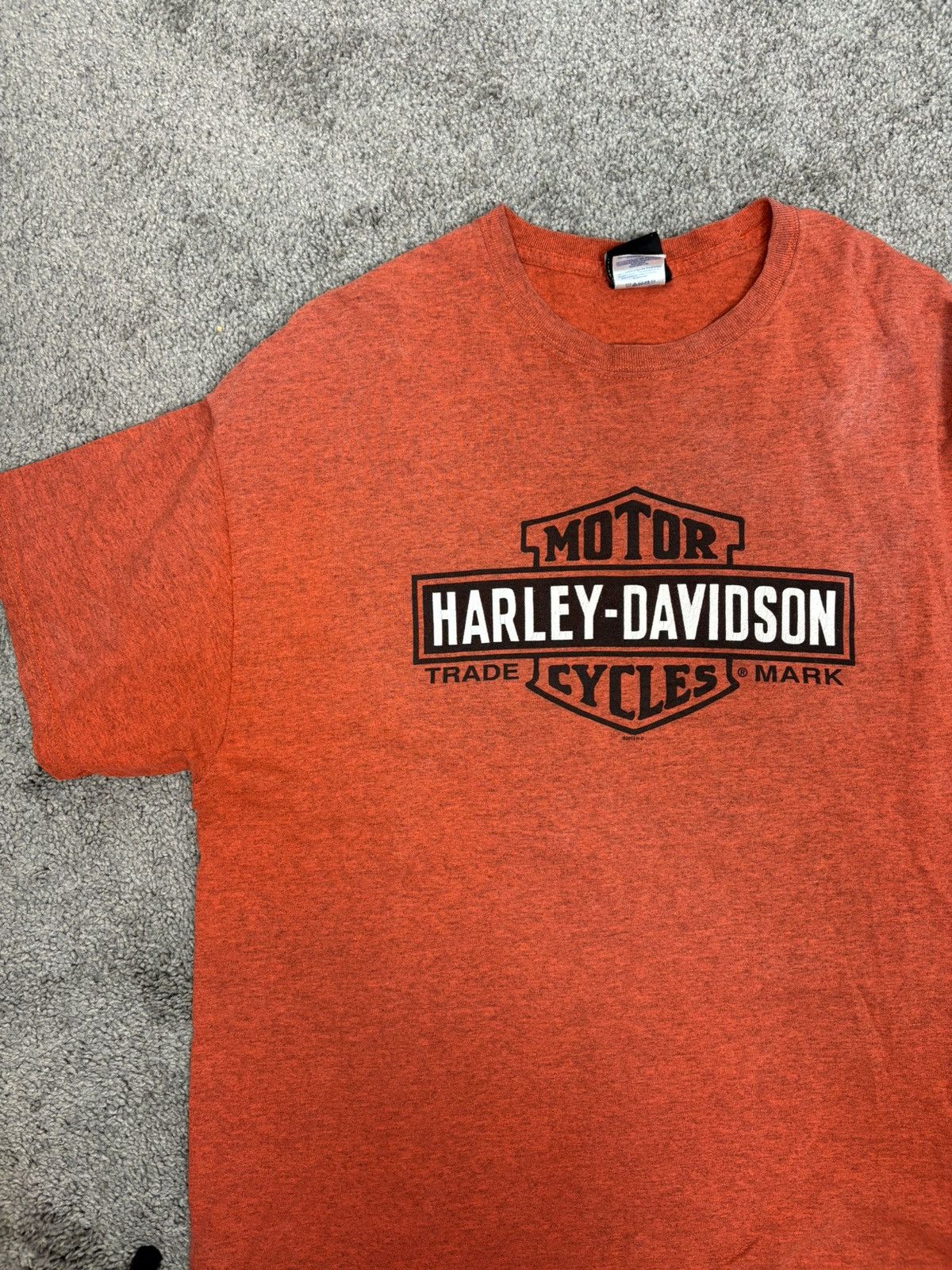 Harley Davidson × Vintage Orange harley davidson grand cayman islands tshirt Size US XL / EU 56 / 4 - 3 Thumbnail