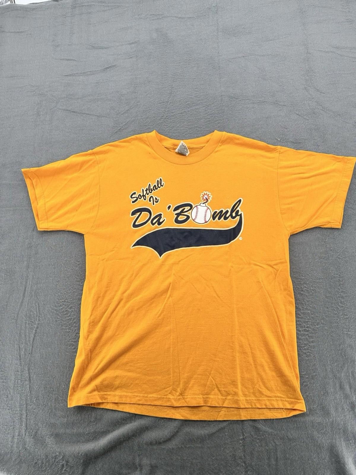 CSA Vintage Y2K Softball “DA” Bomb Graphic tee Sports Size ONE SIZE - 1 Thumbnail
