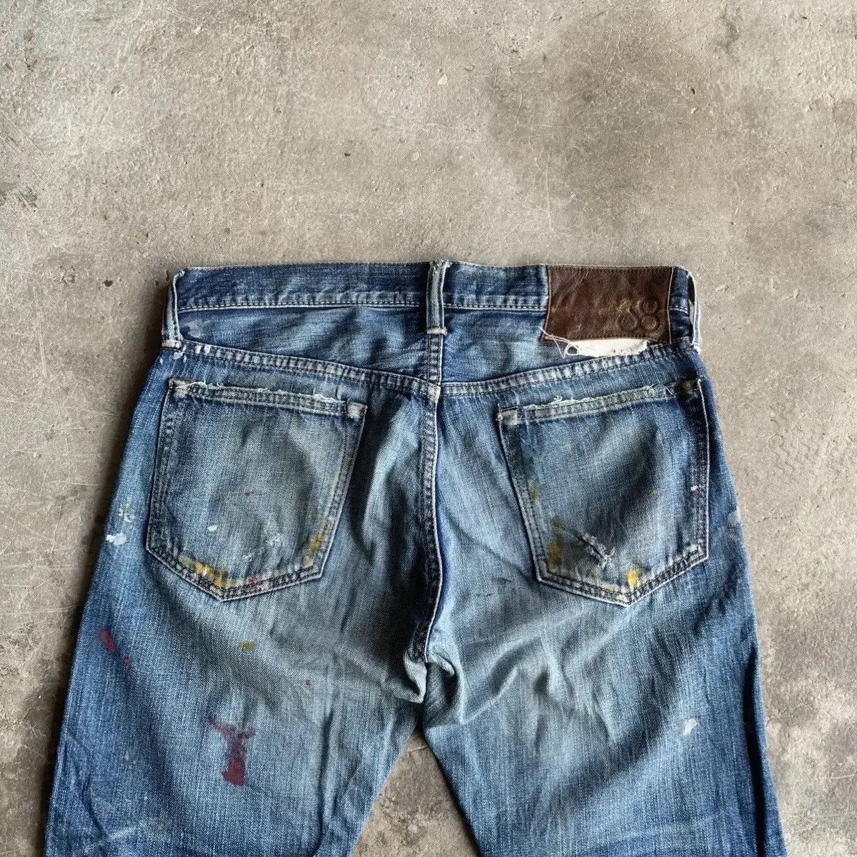 If Six Was Nine 💥 STEALS 💥Vintage Redline Jeans Splish Painter Denim Pants Size US 32 / EU 48 - 16 Thumbnail